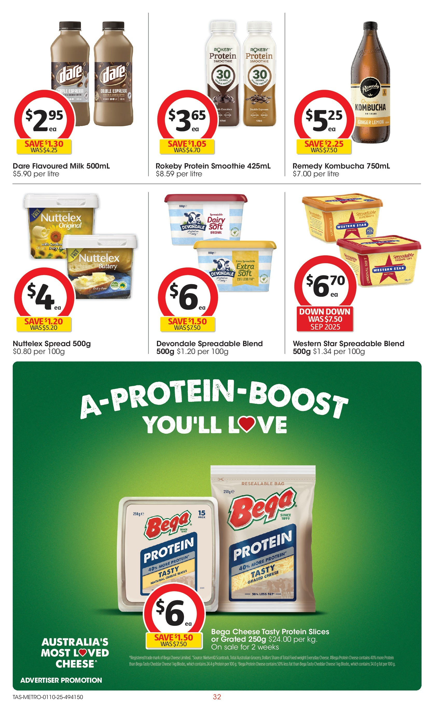 ﻿﻿Coles catalogue valid from 30/09/2025 > Online Australia | Page: 32 | Products: Dairy, Cheese, Ginger, Bag