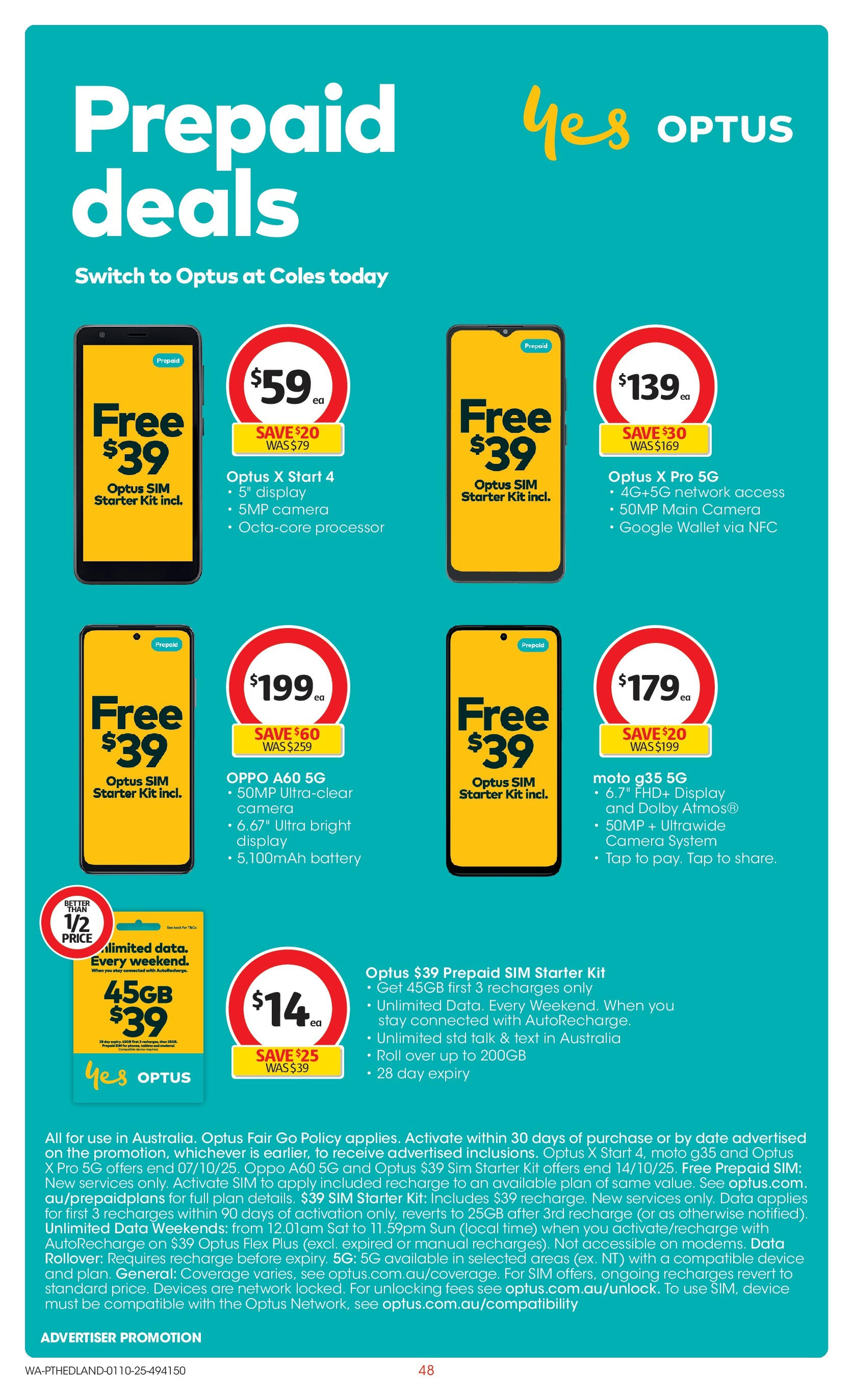 ﻿﻿Coles catalogue valid from 30/09/2025 > Online Australia | Page: 48