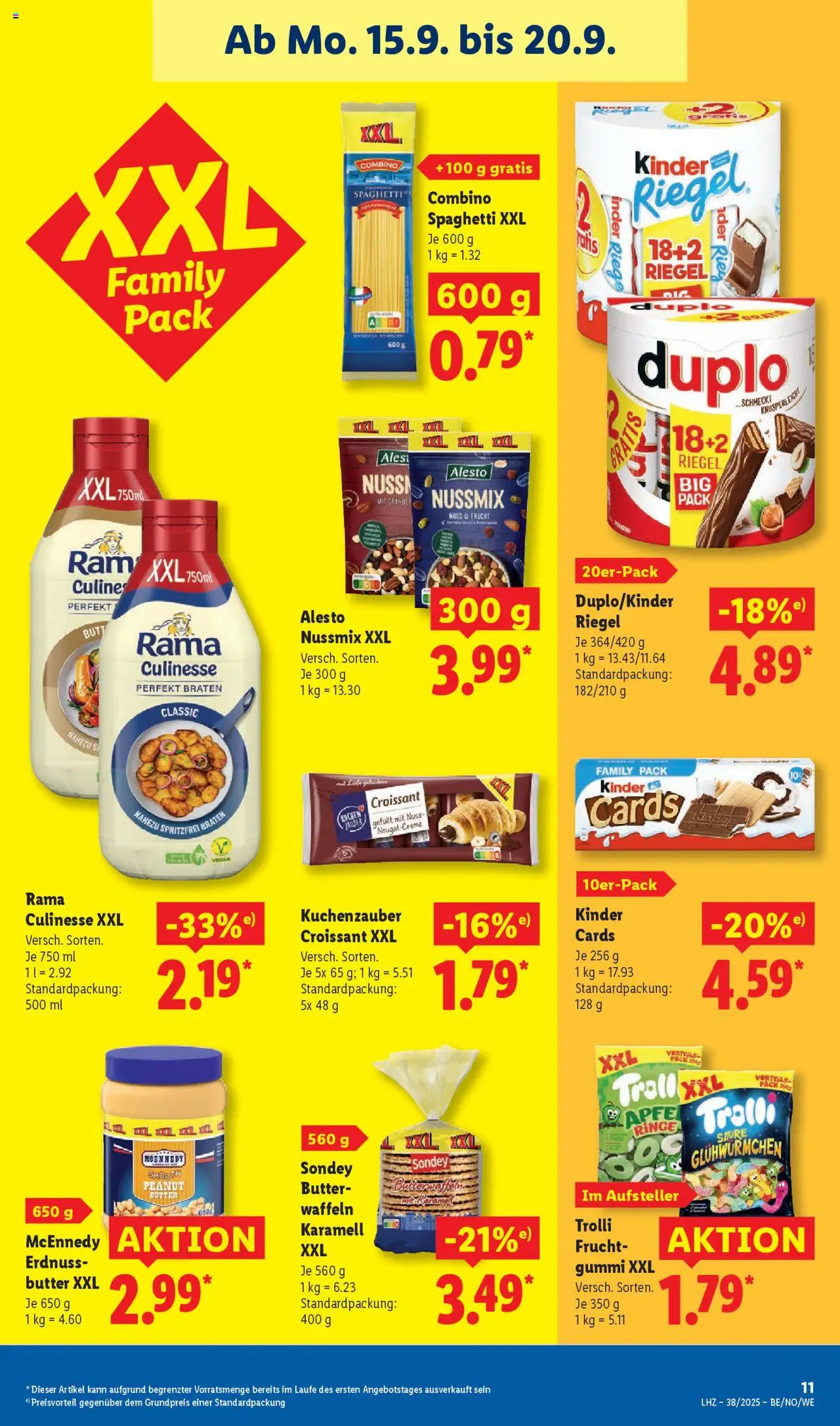 Lidl Prospekt Aarbergen – gültig ab 15.09.2025 | Seite: 19 | Produkte: Rama, Butter, Äpfel, Croissant