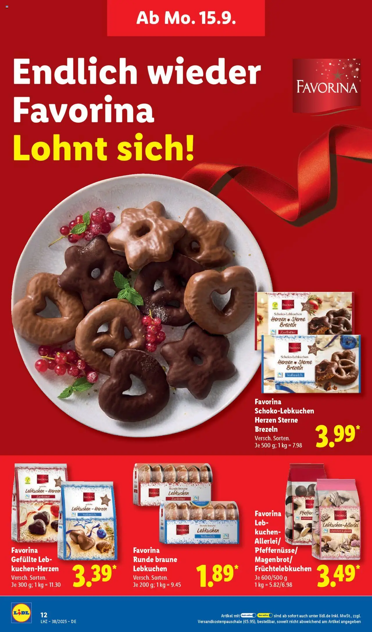 Lidl Prospekt Aarbergen – gültig ab 15.09.2025 | Seite: 22 | Produkte: Pfeffer, Kuchen
