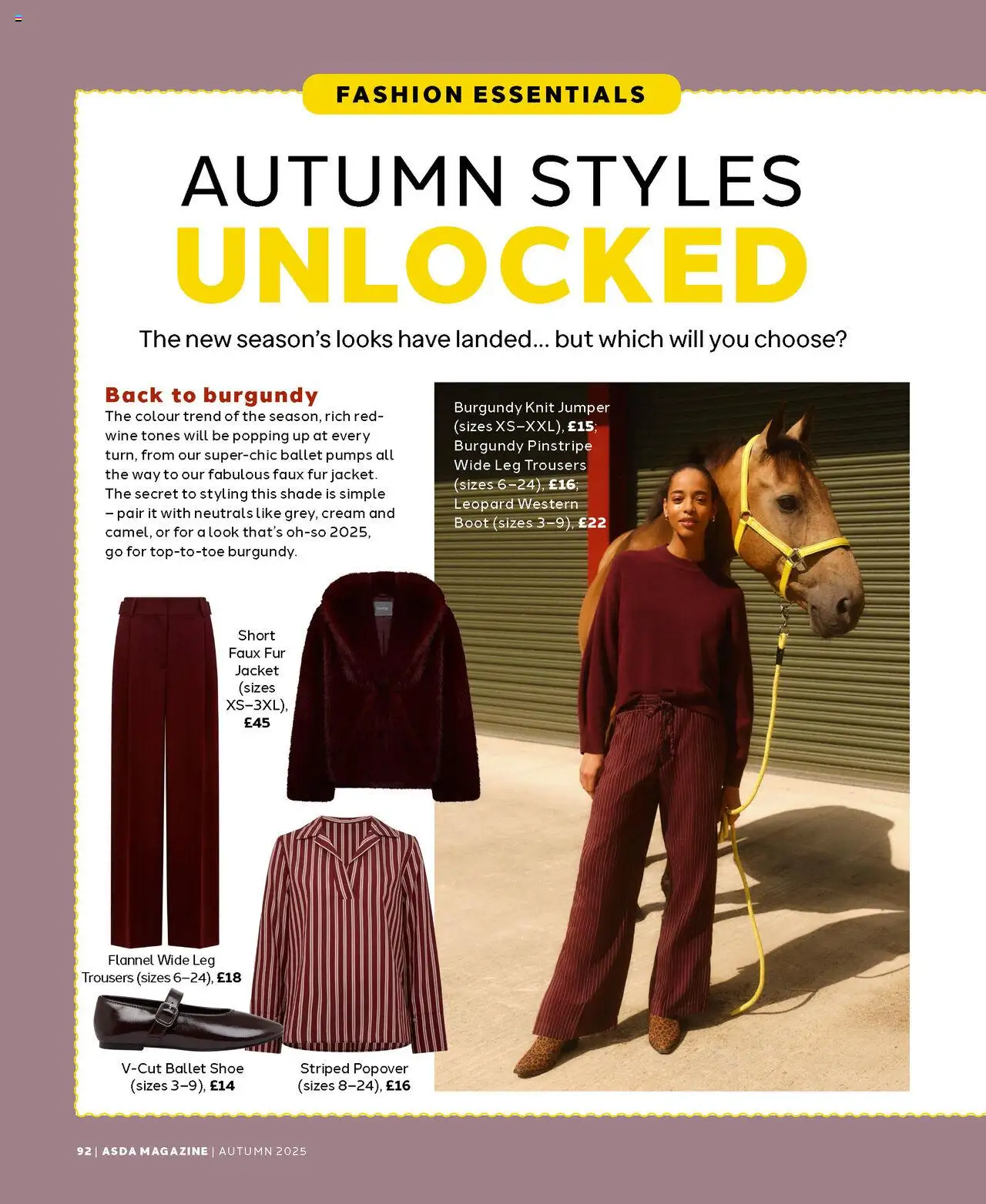  | Page: 92 | Products: Jumper, Jacket, Wine, Cream