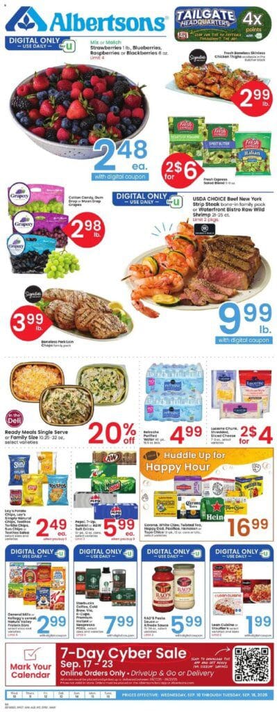 Albertsons Weekly Ad from 09/10/2025 >> Flyer