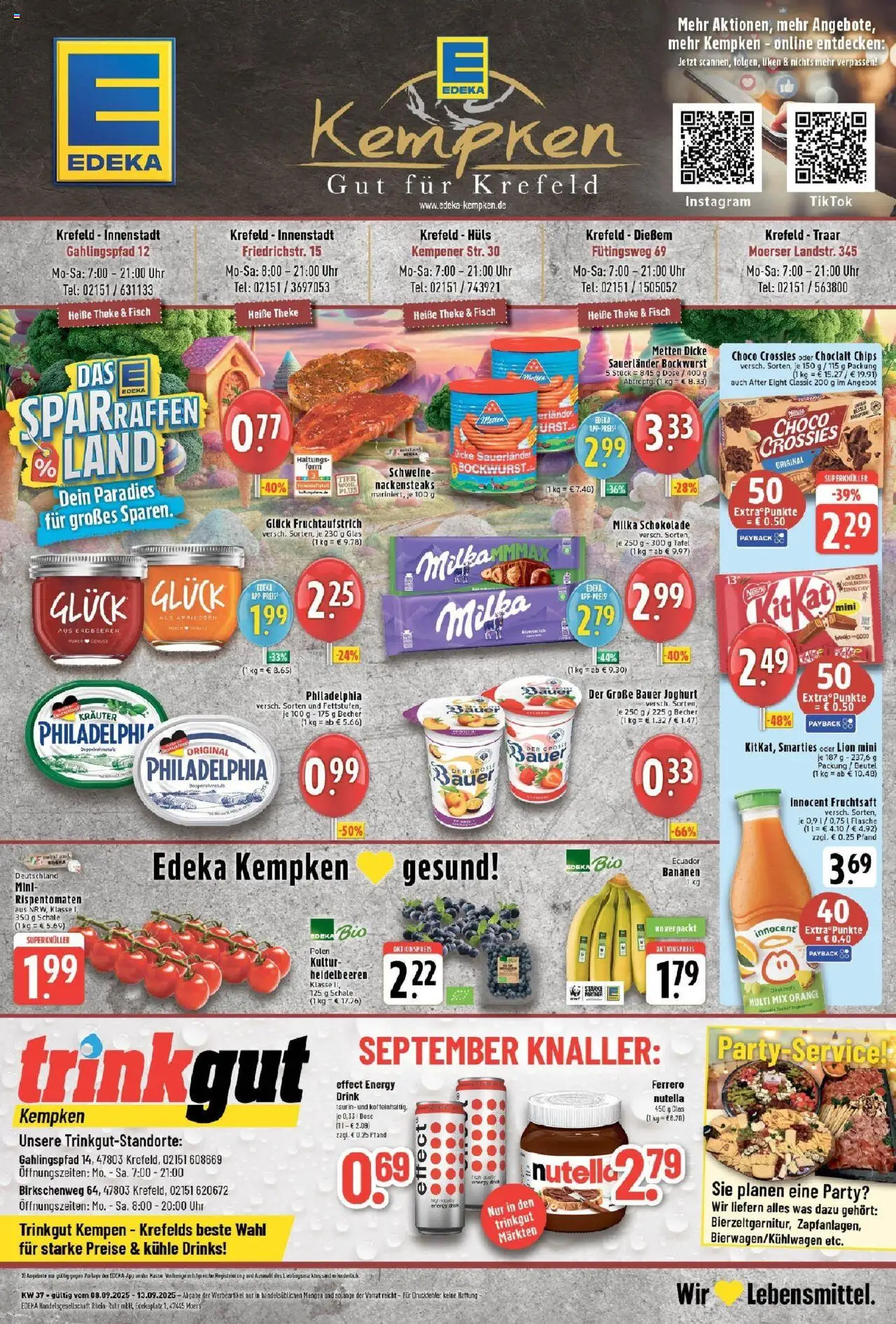 EDEKA Prospekt ab 07.09.2025 - Prospekt Krefeld Online