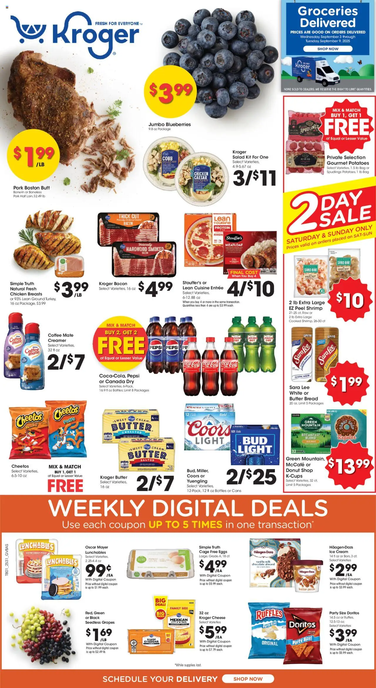 Kroger Weekly ads from 09/03/2025 >> Ad for next week - Page number 1
