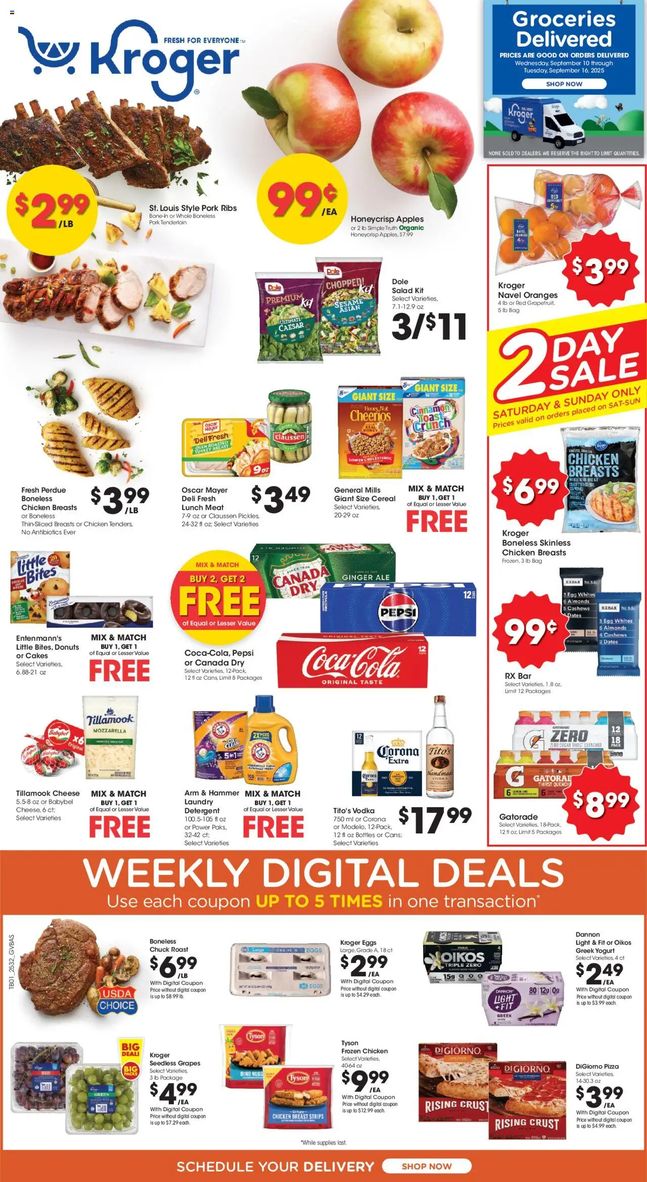 Kroger Weekly ads from 09/10/2025 >> Ad for next week - Page number 1