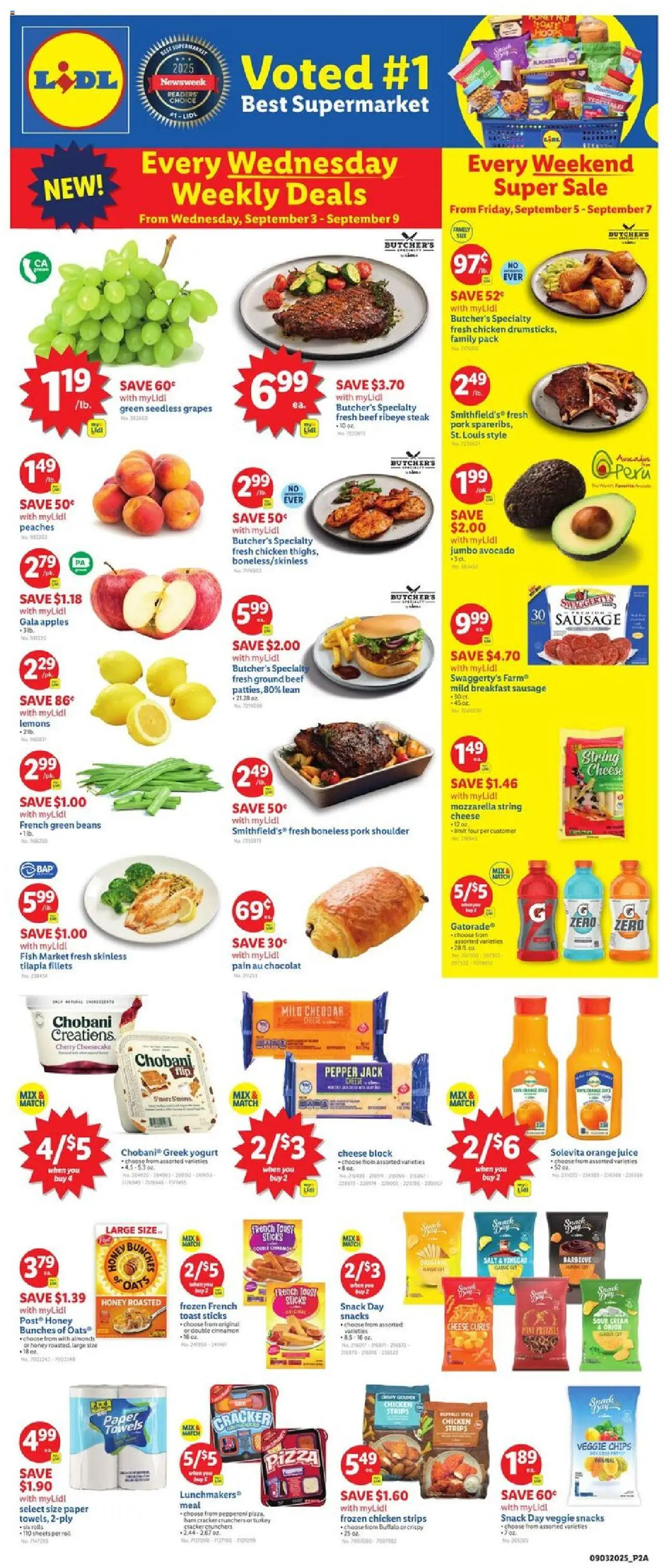 Lidl Weekly Ad from 09/03/2025 - Circular, Weekly flyer - Page number 1