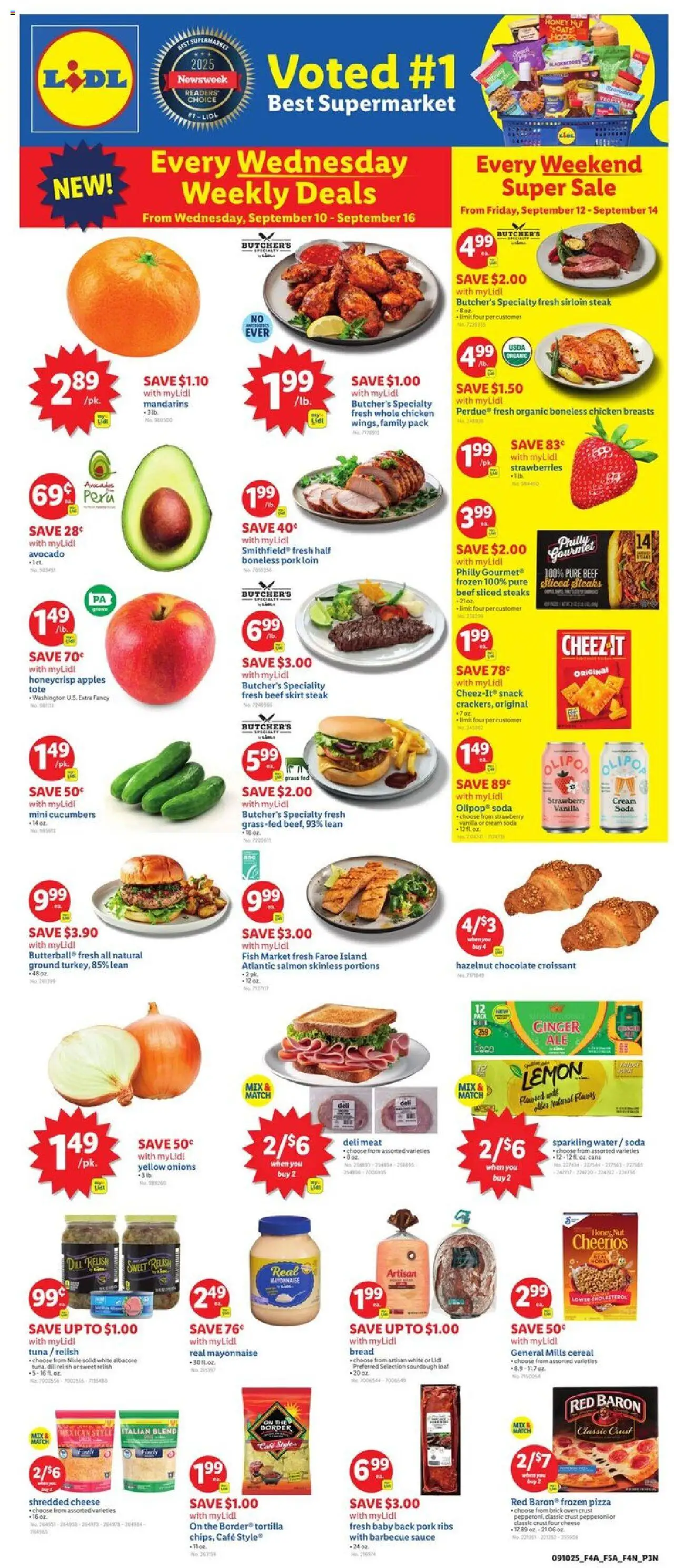 Lidl Weekly Ad - NJ from 09/10/2025 - Circular, Weekly flyer - Page number 1