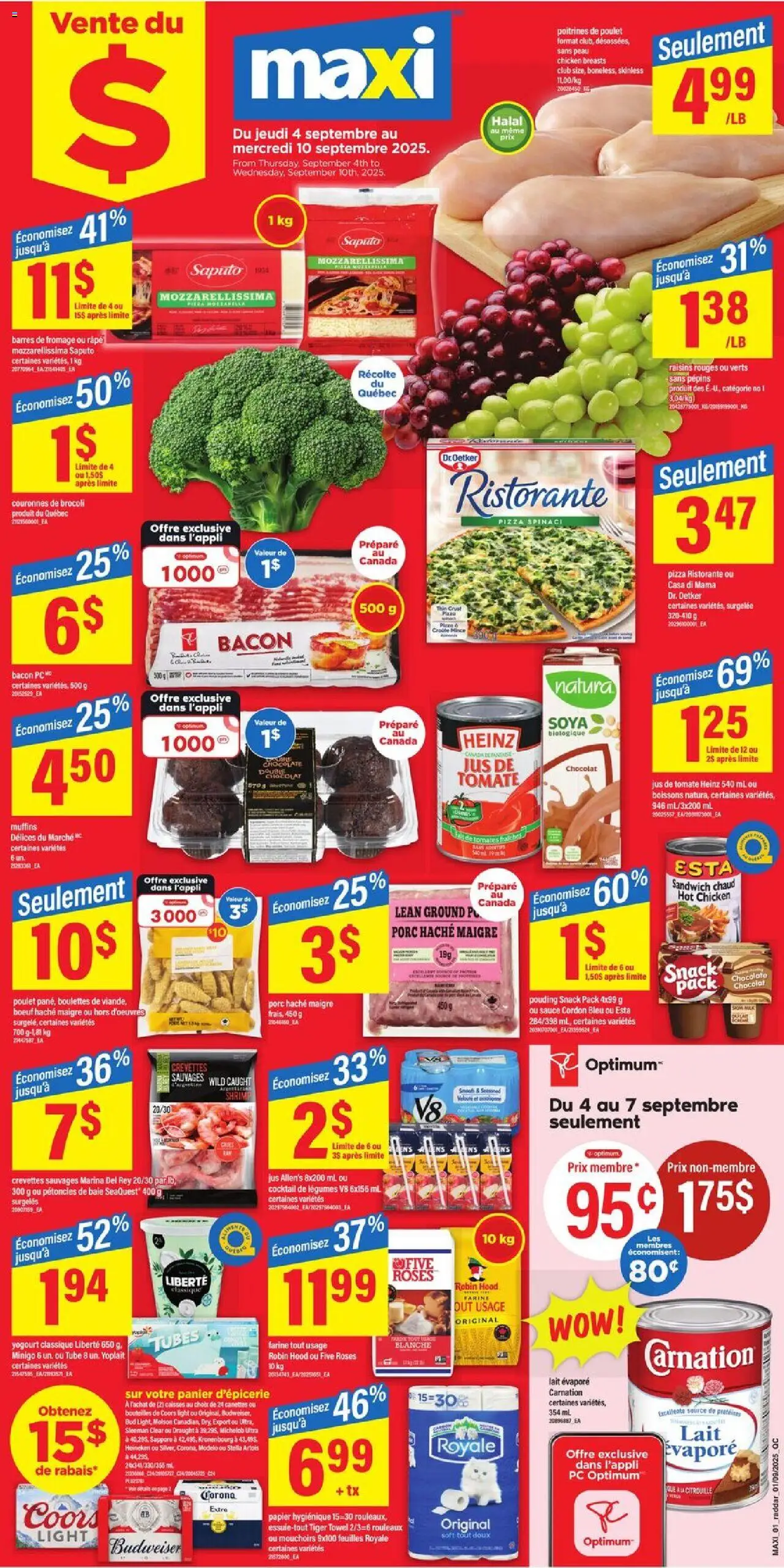 Maxi weekly flyer starting Sep 4, 2025 ⭐️