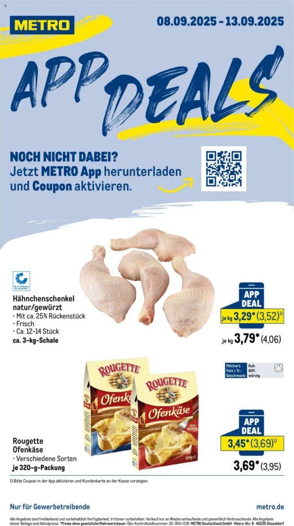 Metro Prospekt ab 08.09.2025 - App Deals