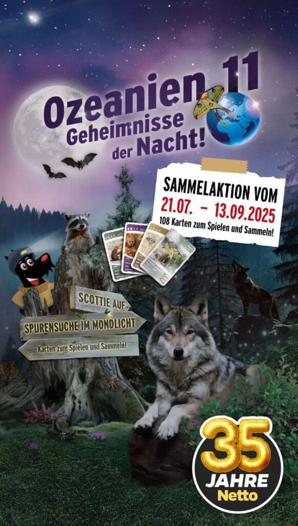 Netto Sammelaktion ab 21.07.2025 > zum Blättern nächste Woche