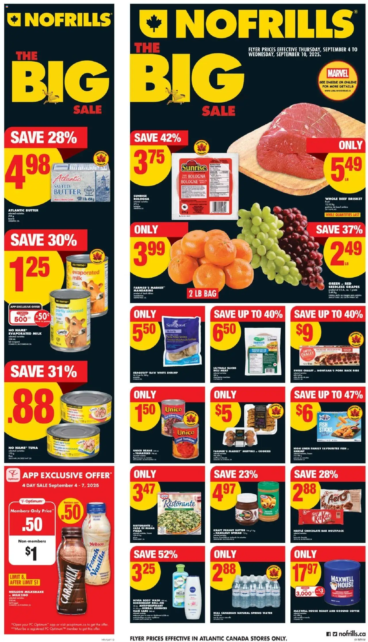 No Frills weekly flyer starting Sep 4, 2025 ⭐️
