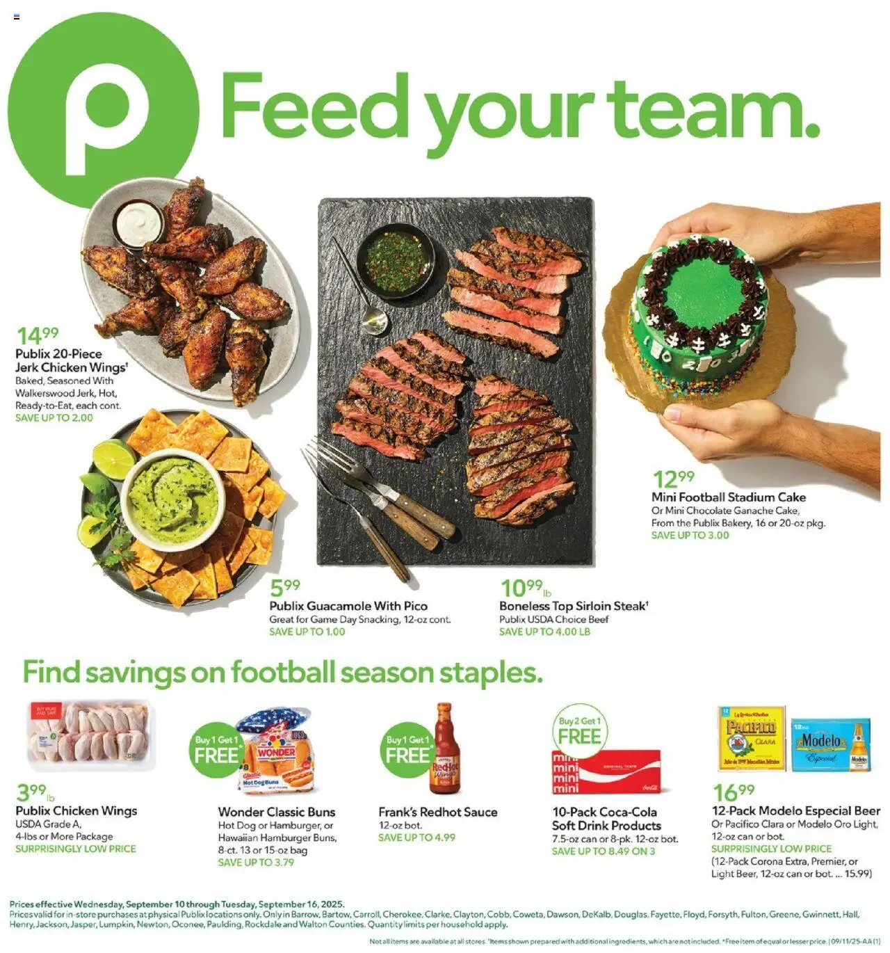 PUBLIX Weekly ad from 09/10/2025 >> Ad this week, Flyer