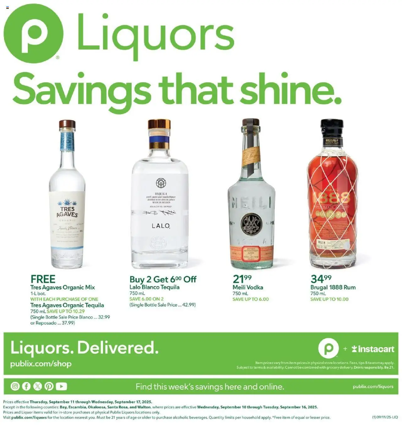 Publix Weekly ad from (09/11/2025) - Ad this week, Flyer - Page number 1