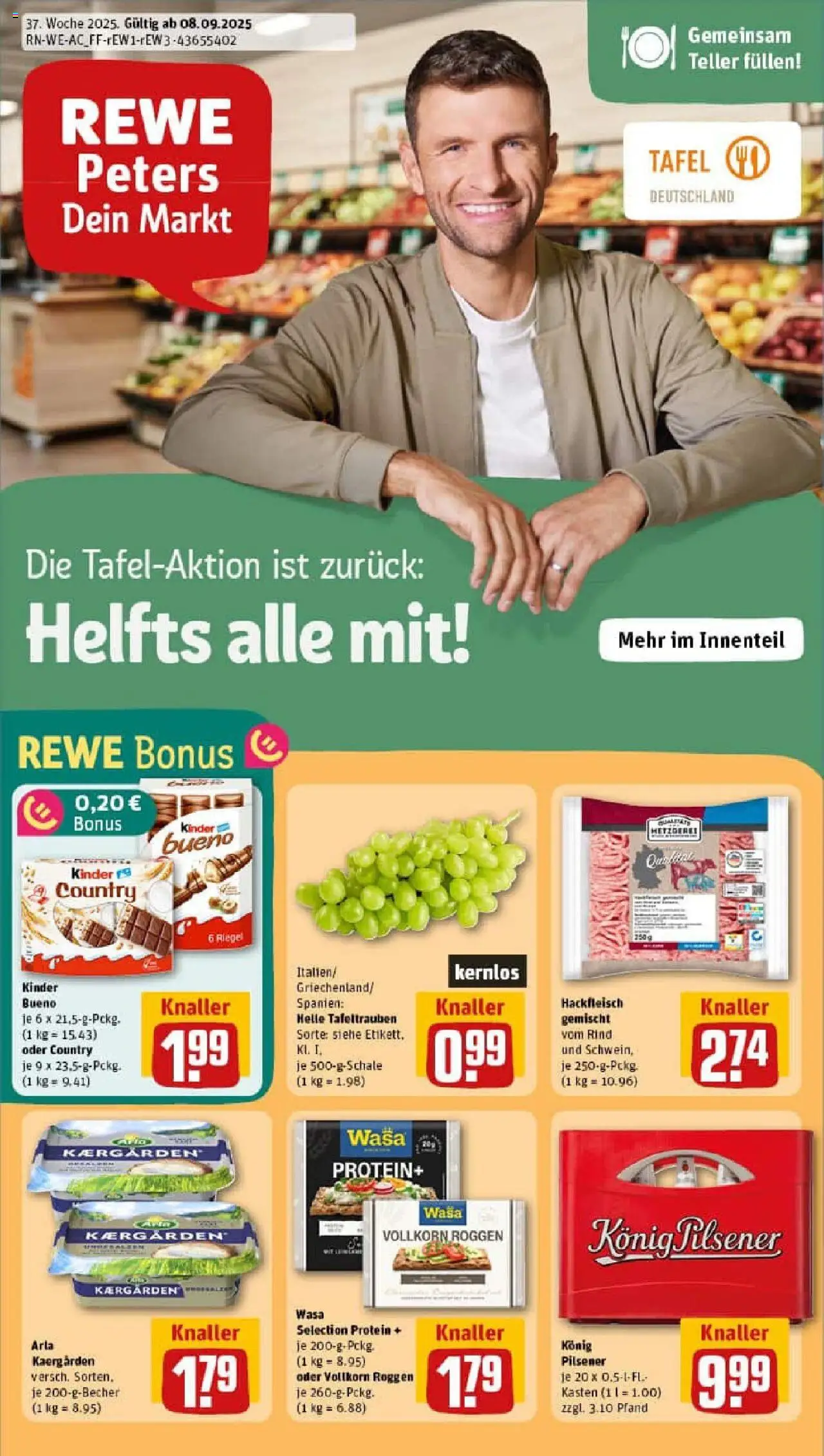 REWE Prospekt ab 07.09.2025 nächste Woche - Prospekt Düren