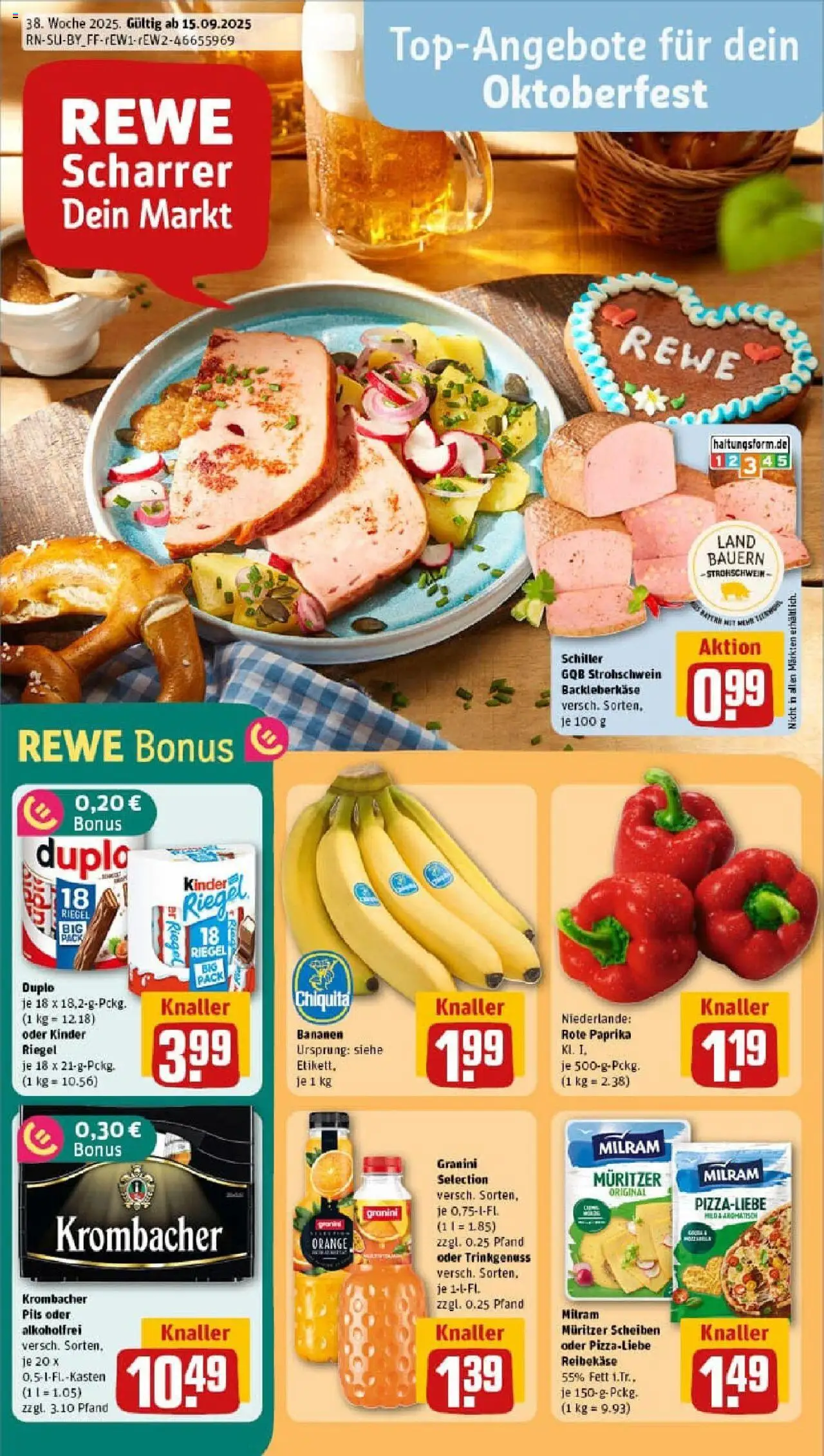 REWE Prospekt ab 14.09.2025 nächste Woche - Prospekt München