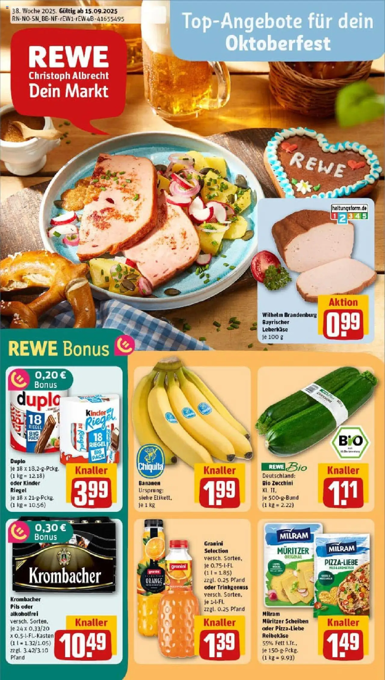 REWE Prospekt ab 14.09.2025 nächste Woche - Prospekt Schöppenstedt