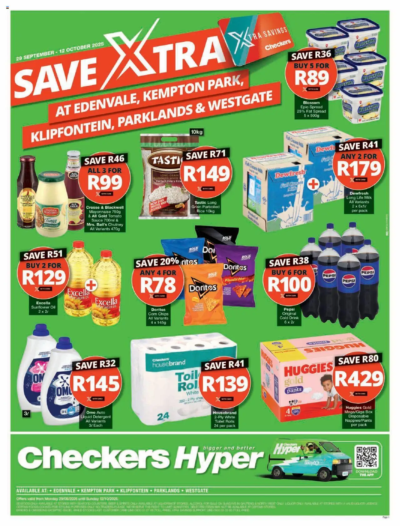 Checkers – Gauteng – September Month-End Promotion (29/09/2025 – 12/10/2025) → Online Catalogue