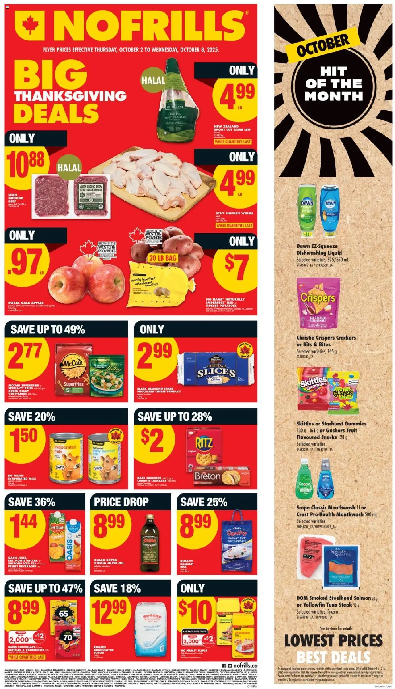 No Frills flyer valid from 02.10.2025 | Page: 1