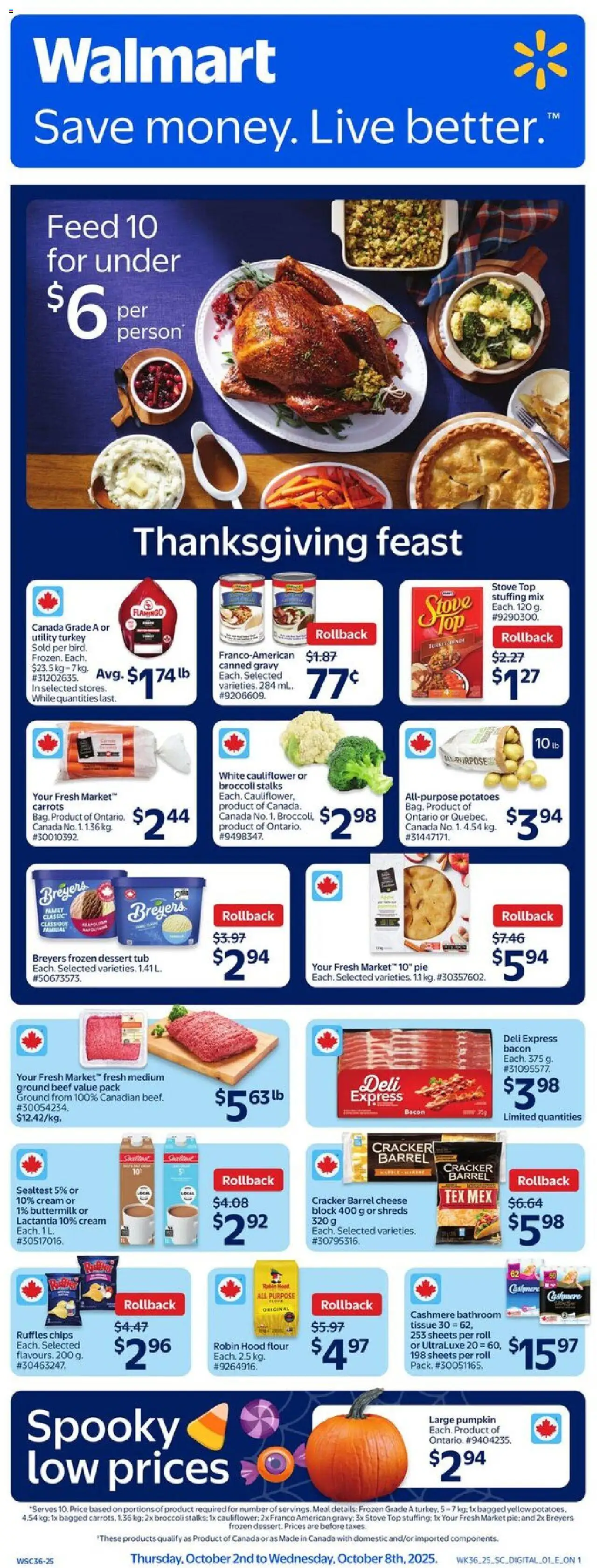 Walmart flyer valid from 02.10.2025 | Page: 1