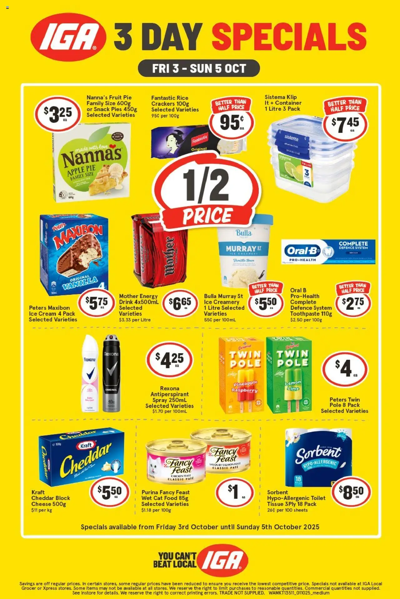 IGA catalogue - valid from 03.10.2025 | Page: 1