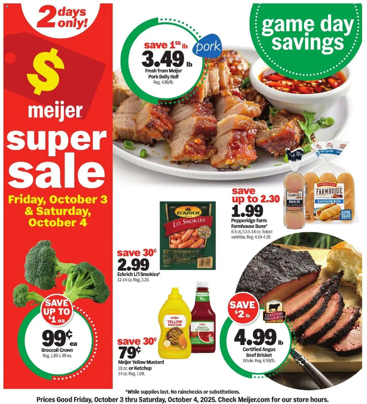 Meijer Super Sale - valid from 03.10.2025 | Page: 1
