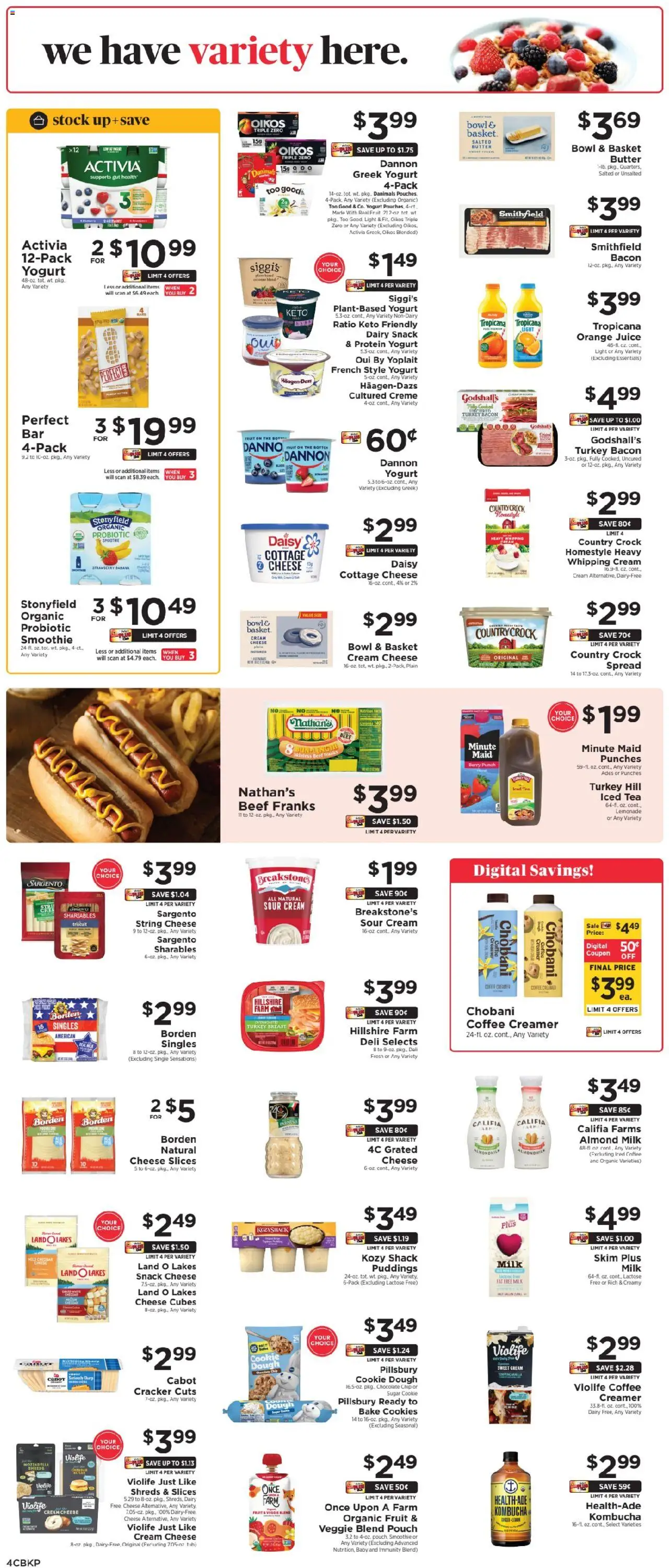 ShopRite Weekly Ad 2 - valid from 02.10.2025 | Page: 6 | Products: Cheese, Coffee, Tea, Sugar