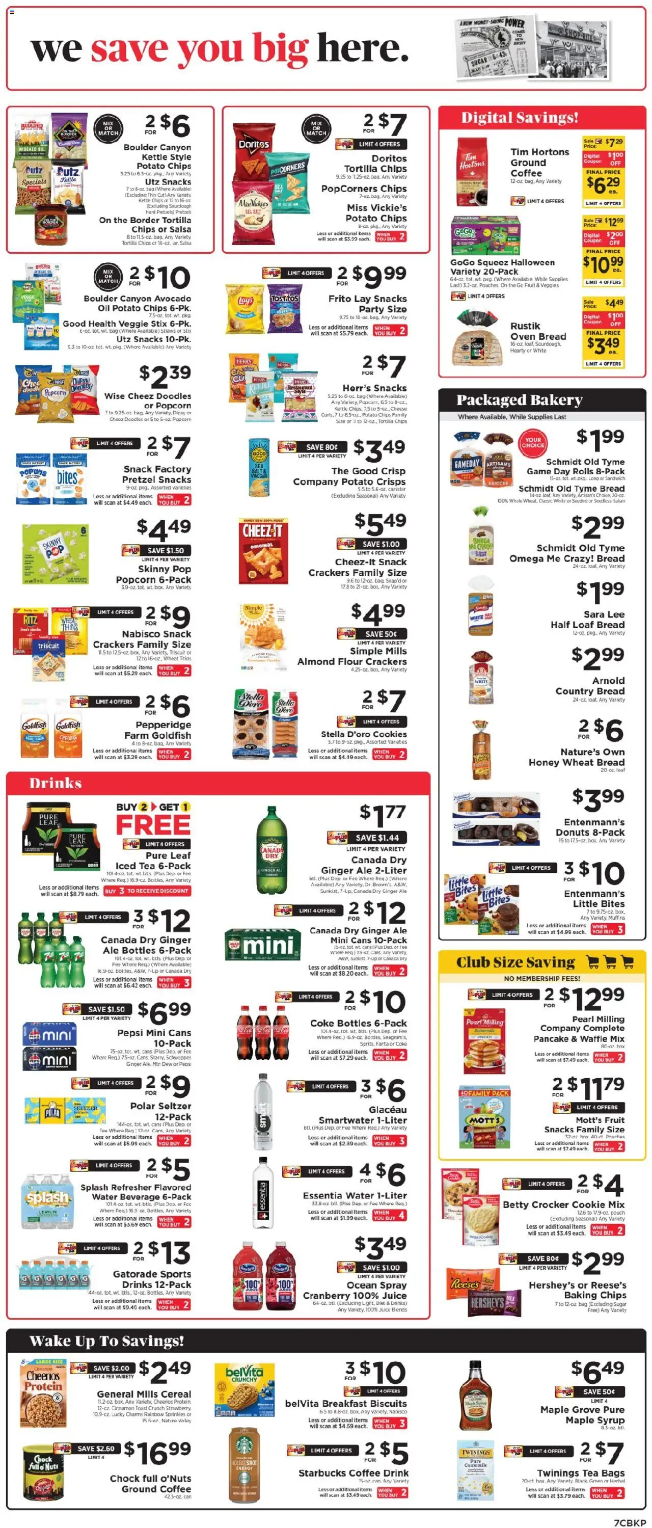 ShopRite Weekly Ad 2 - valid from 02.10.2025 | Page: 9 | Products: Ginger, Bread, Coffee, Juice