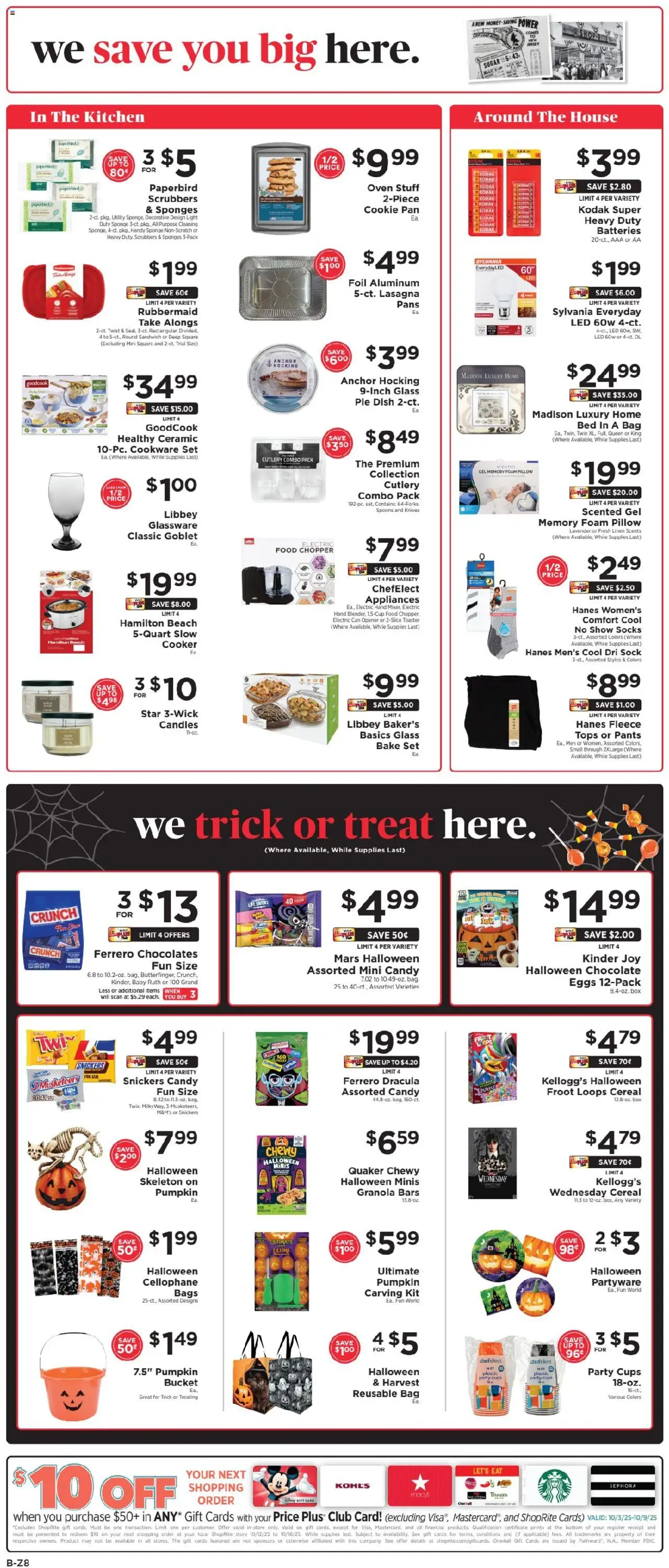 ShopRite Weekly Ad 2 - valid from 02.10.2025 | Page: 13 | Products: Cooker, Bed, Pan, Pants