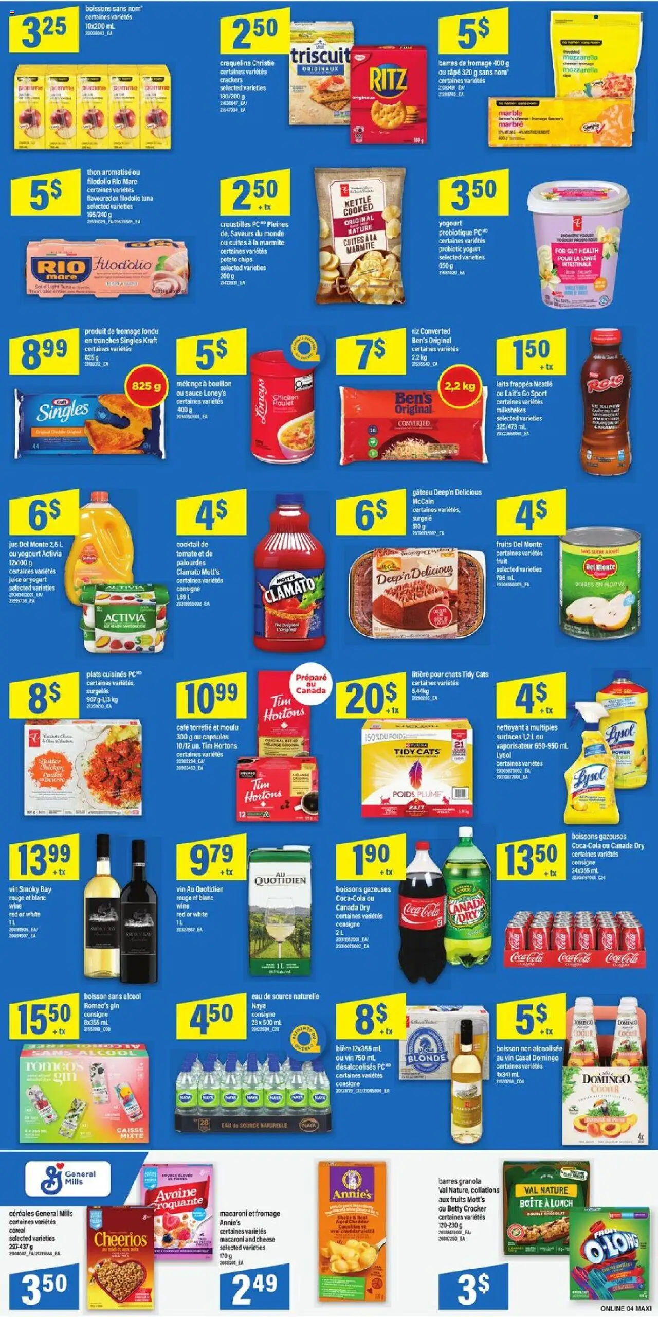 Maxi flyer valid from 02.10.2025 | Page: 8 | Products: Chips, PC, Cheese, Wine