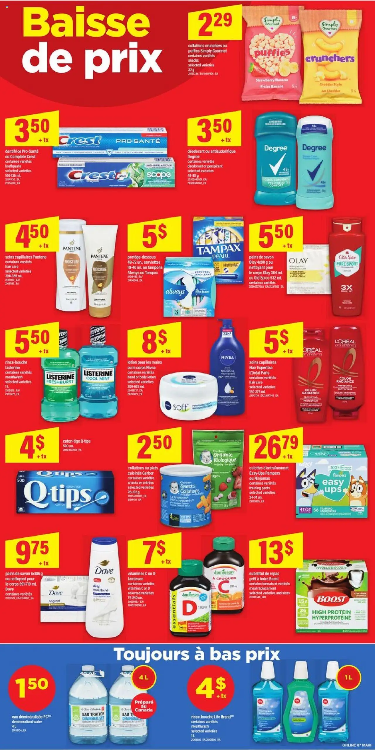 Maxi flyer valid from 02.10.2025 | Page: 12 | Products: Body lotion, Deodorant, Toothpaste, Mouthwash
