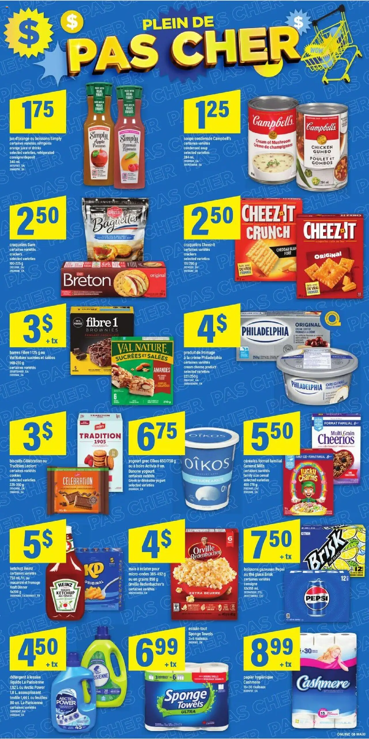 Maxi flyer valid from 02.10.2025 | Page: 13 | Products: Cookies, Detergent, Cheese, Yogurt