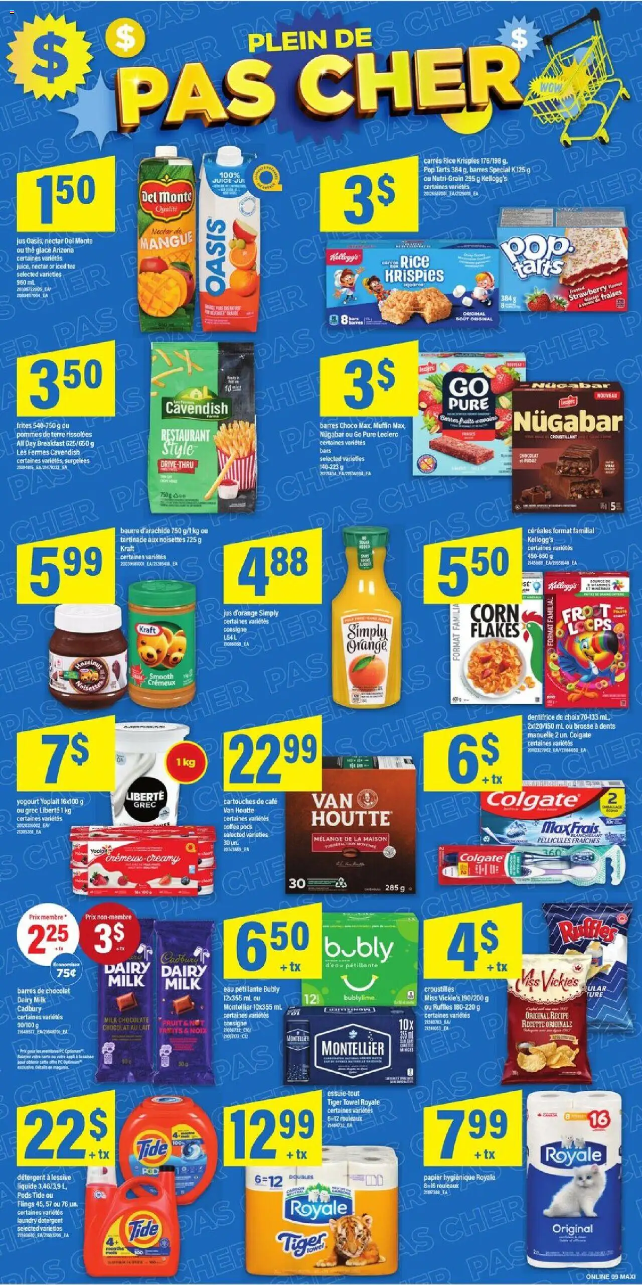 Maxi flyer valid from 02.10.2025 | Page: 14 | Products: Tea, Flakes, Detergent, Chocolate