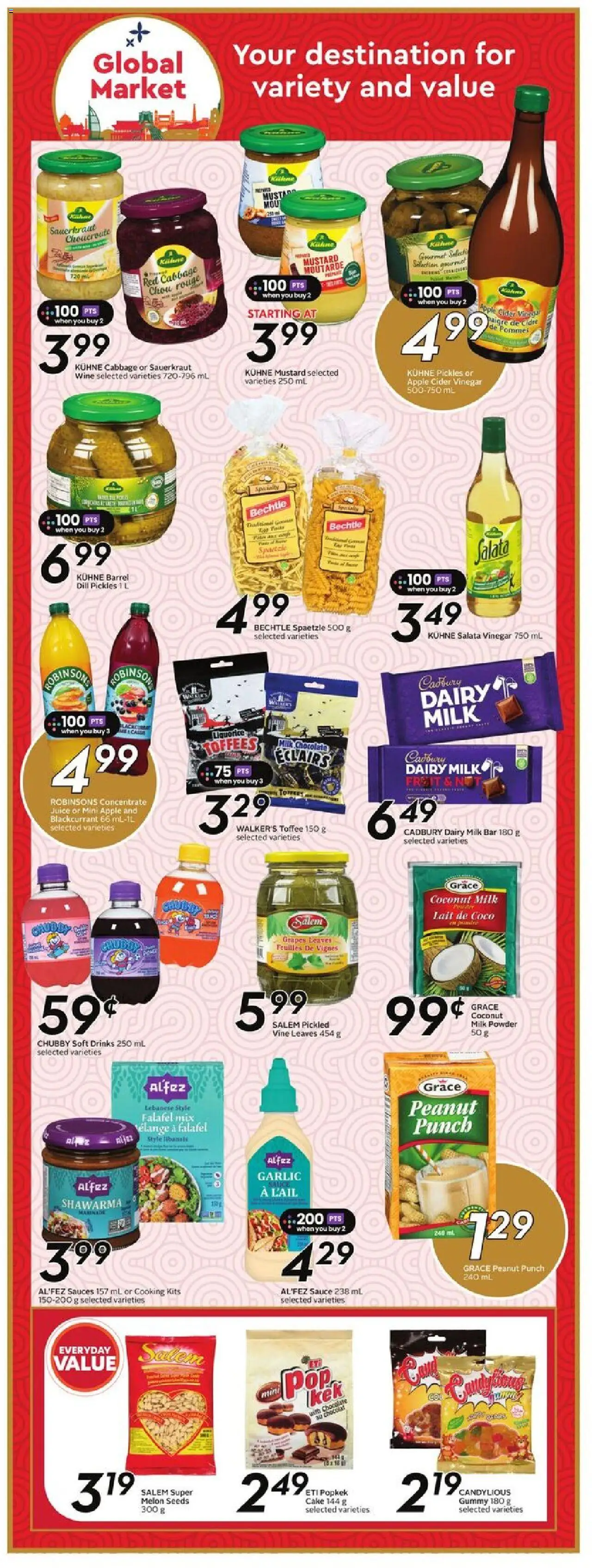 Sobeys flyer valid from 02.10.2025 | Page: 15 | Products: Powder, Chocolate, Juice, Wine