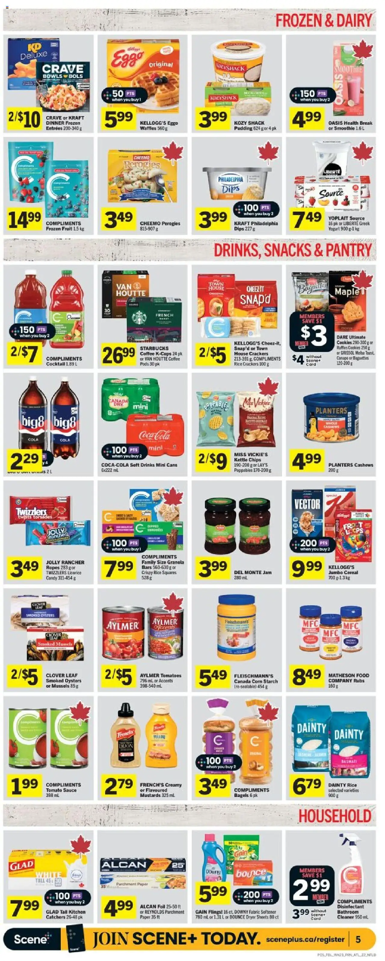 Foodland flyer valid from 02.10.2025 | Page: 6 | Products: Chips, Cookies, Dryer, Yogurt