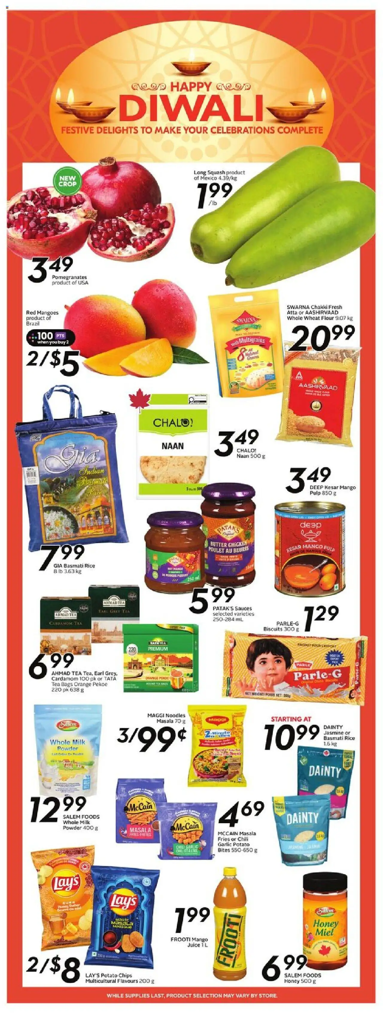 Sobeys flyer valid from 02.10.2025 | Page: 17 | Products: Noodles, Powder, Milk, Juice