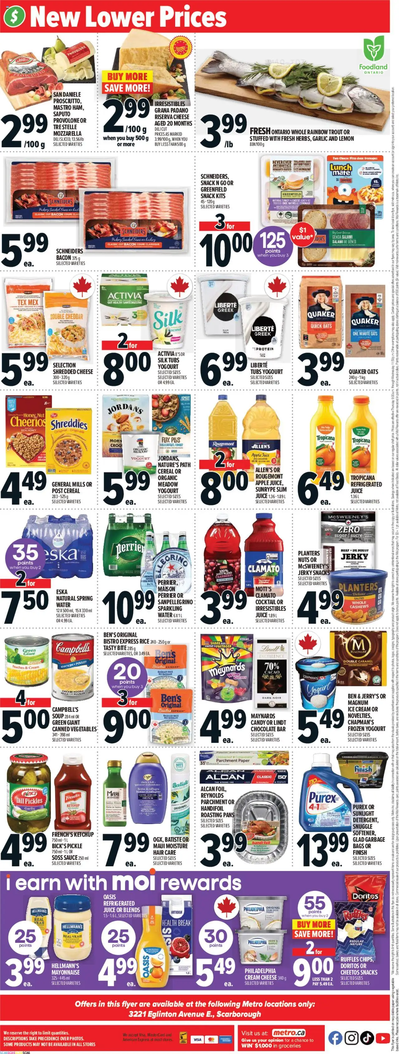 Metro flyer valid from 02.10.2025 | Page: 5 | Products: Rice, Turkey, Salami, Chicken