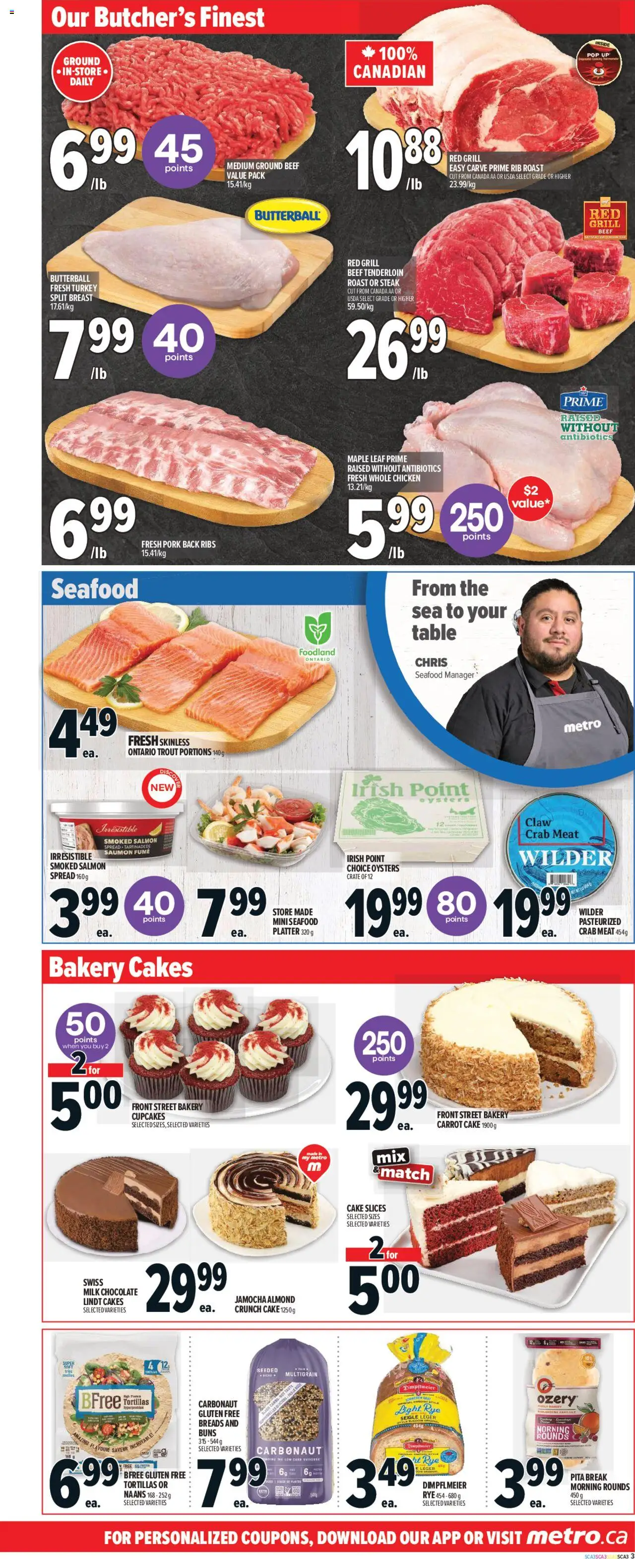 Metro flyer valid from 02.10.2025 | Page: 9 | Products: Carrot, Milk, Chocolate, Chicken