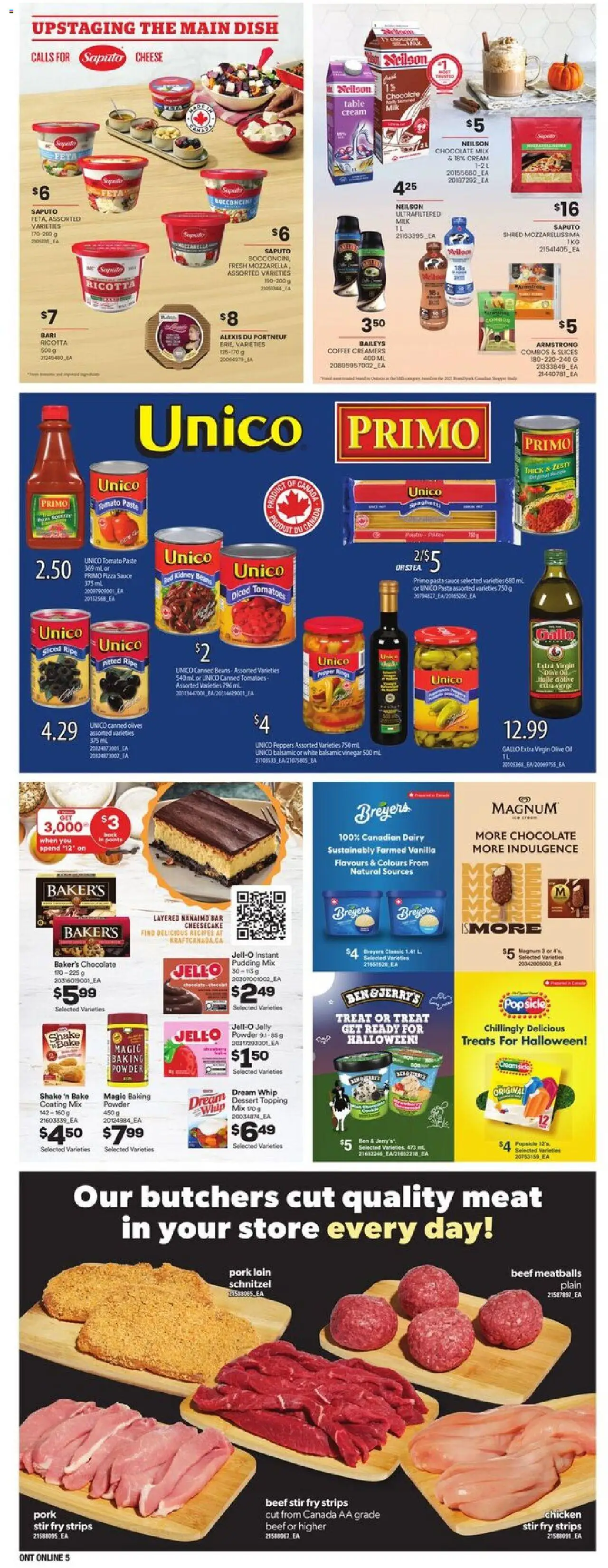 Loblaws flyer valid from 02.10.2025 | Page: 18 | Products: Cream, Table, Milk, Chocolate