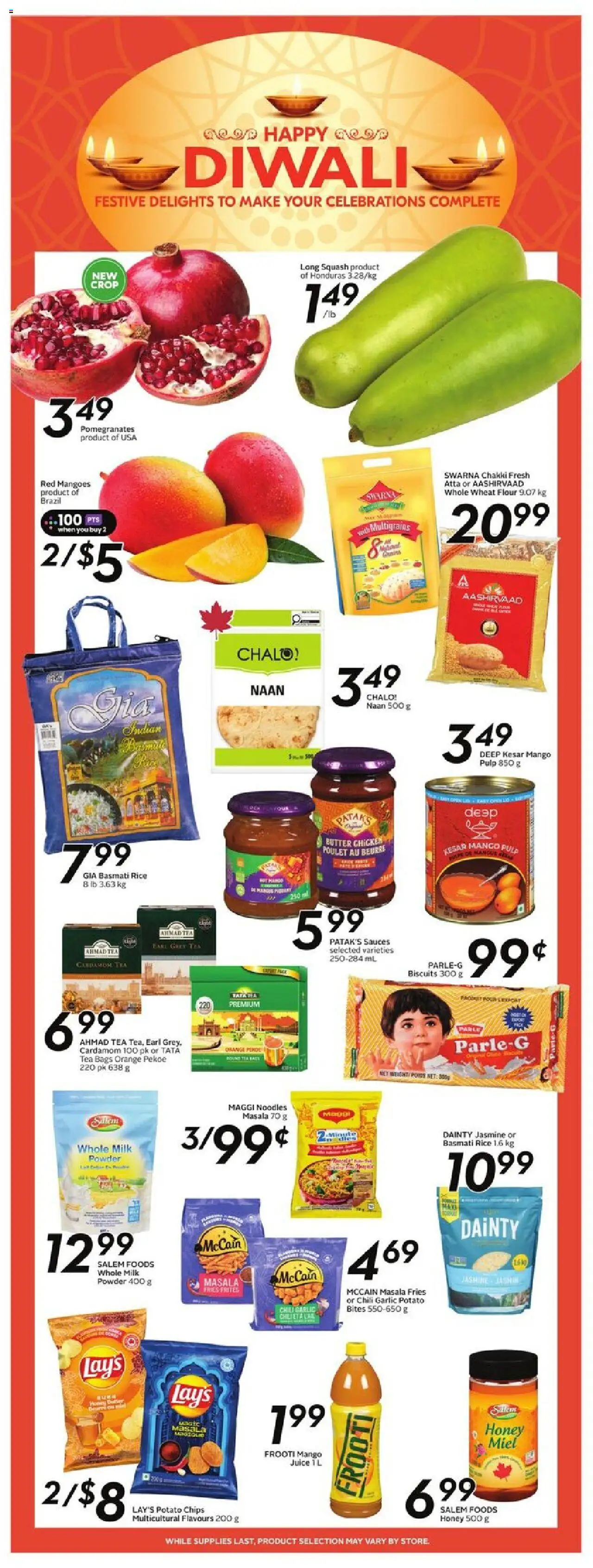 Sobeys flyer valid from 02.10.2025 | Page: 18 | Products: Rice, Chips, Butter, Chicken
