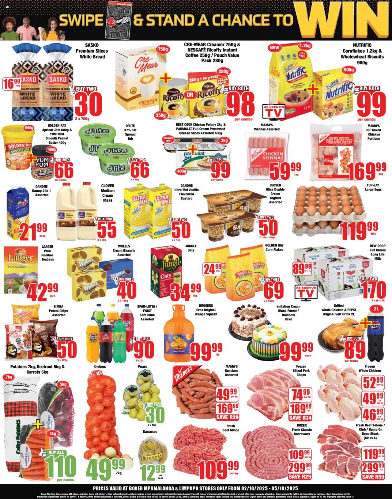 New Boxer catalogue – valid from 02.10.2025 | Page: 2 | Products: Yoghurt, Milk, Polony, Chicken
