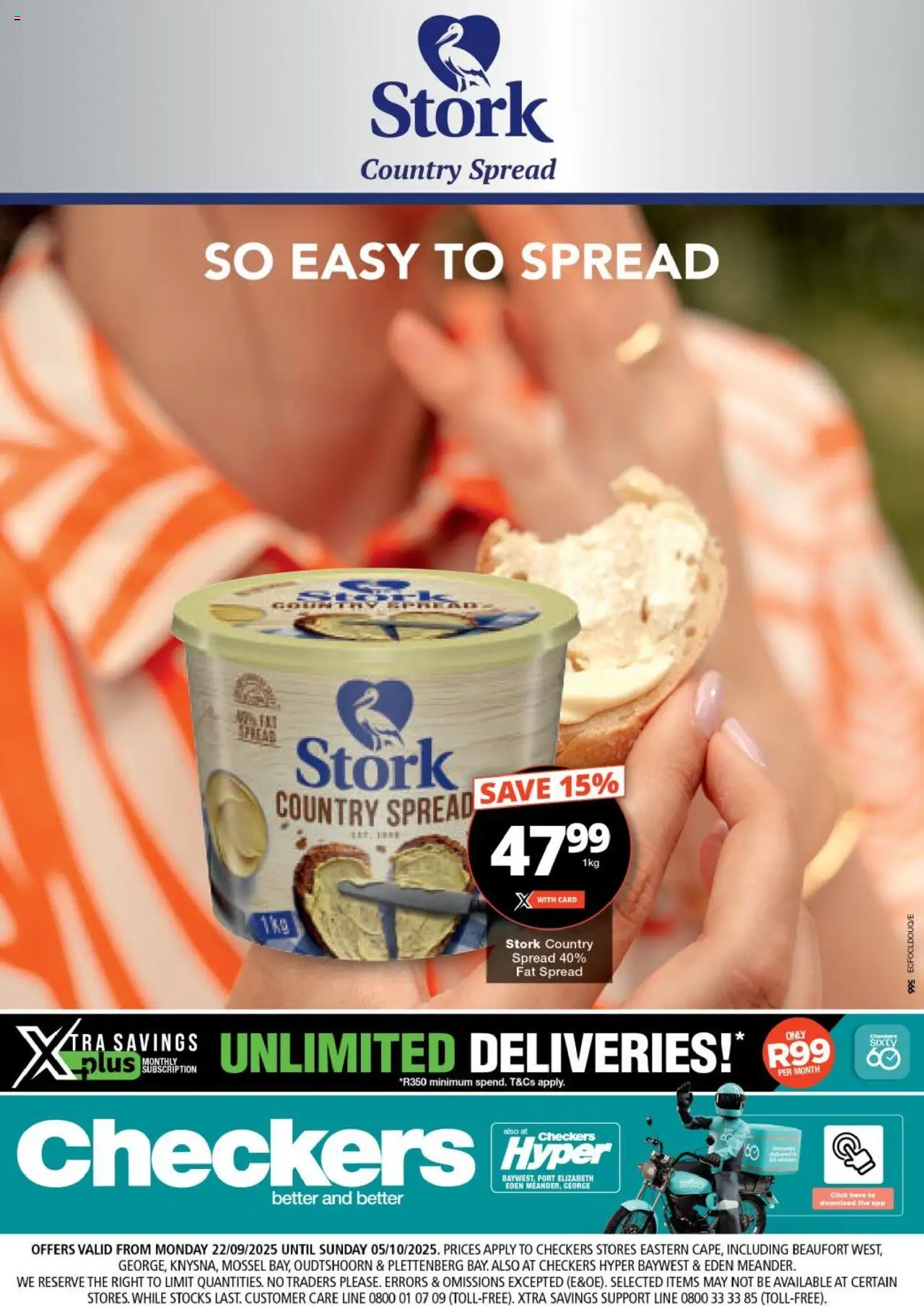 Checkers – Eastern Cape – Stork Promotion  (22/09/2025 – 05/10/2025) → Online Catalogue