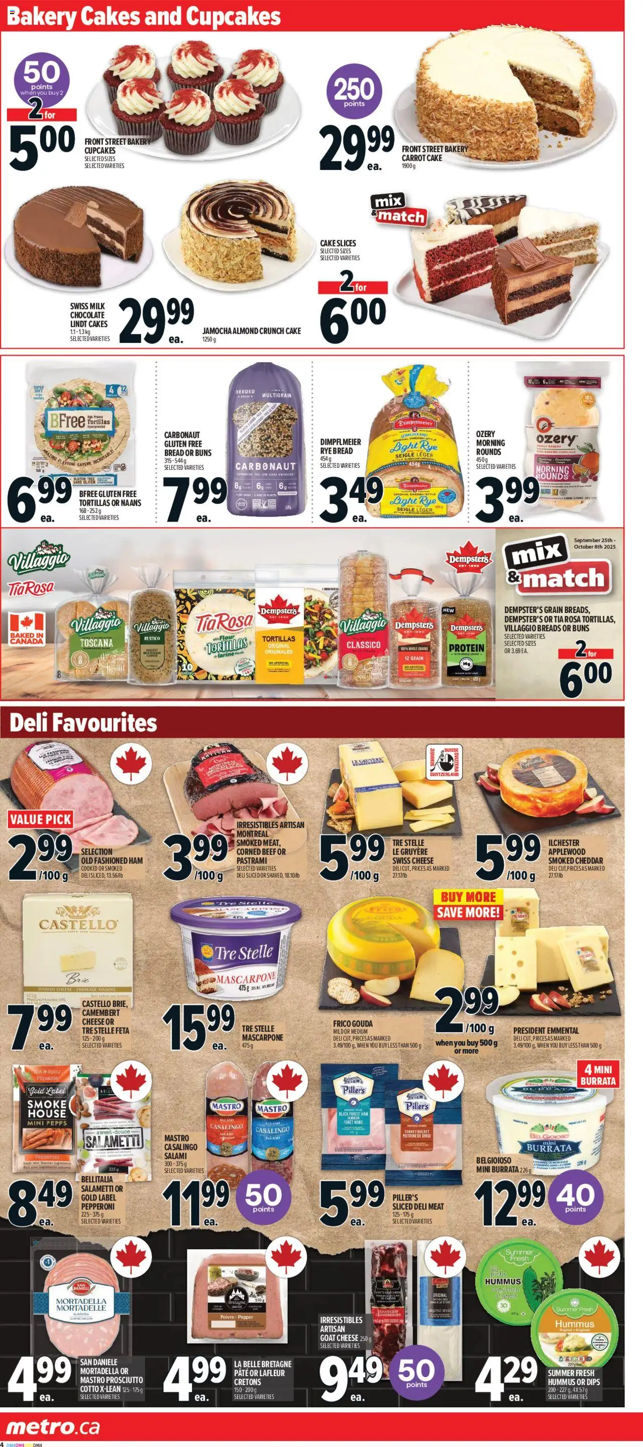 Metro flyer valid from 02.10.2025 | Page: 9 | Products: Turkey, Cheese, Salami, Ham