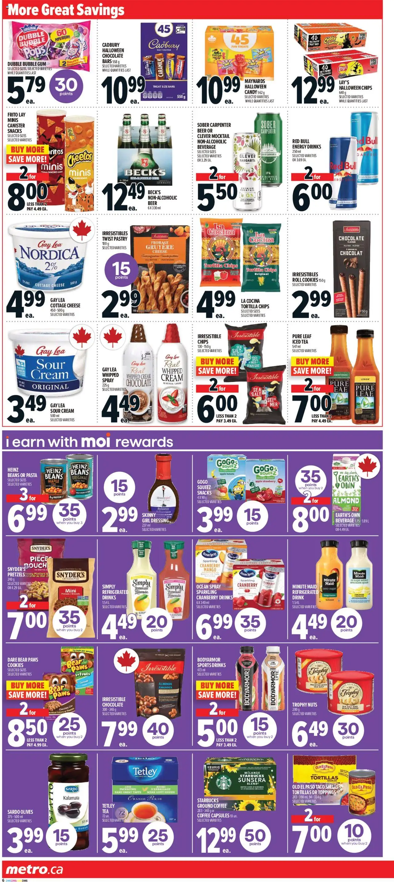 Metro flyer valid from 02.10.2025 | Page: 14 | Products: Chips, Cream, Cottage cheese, Cheese