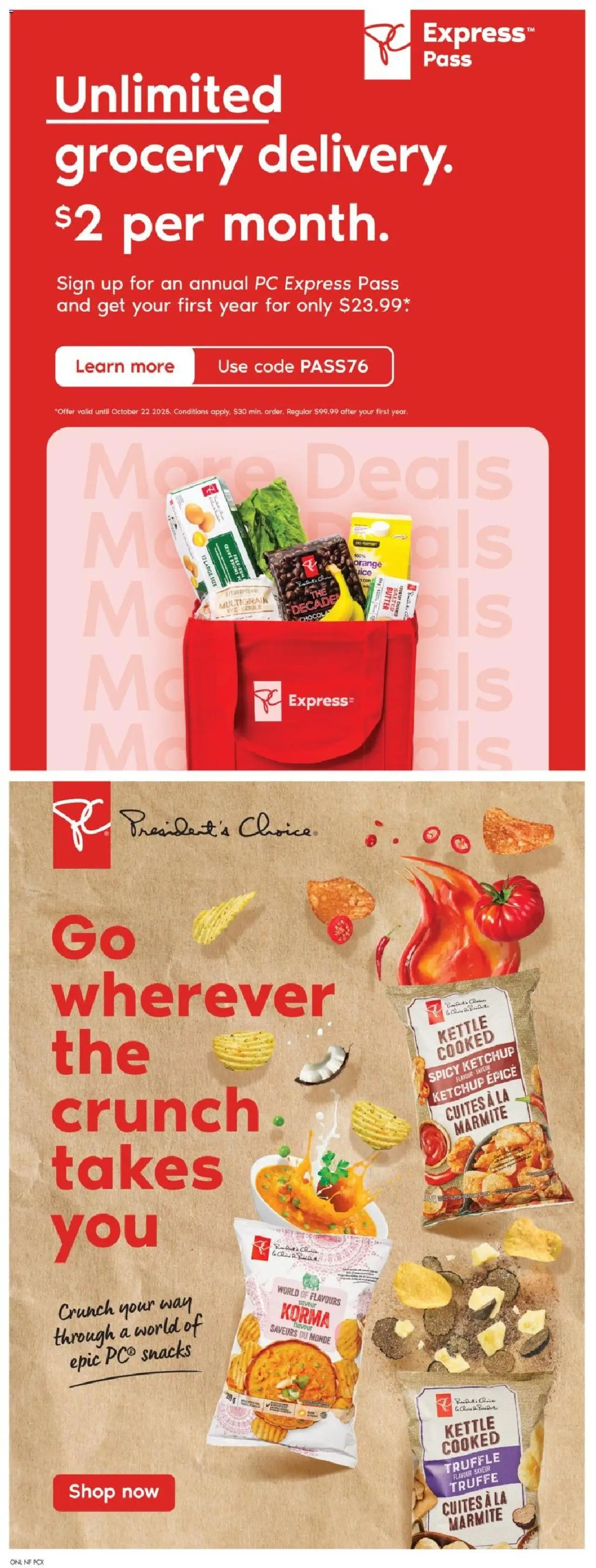 No Frills flyer valid from 02.10.2025 | Page: 12 | Products: Ketchup, PC, Kettle