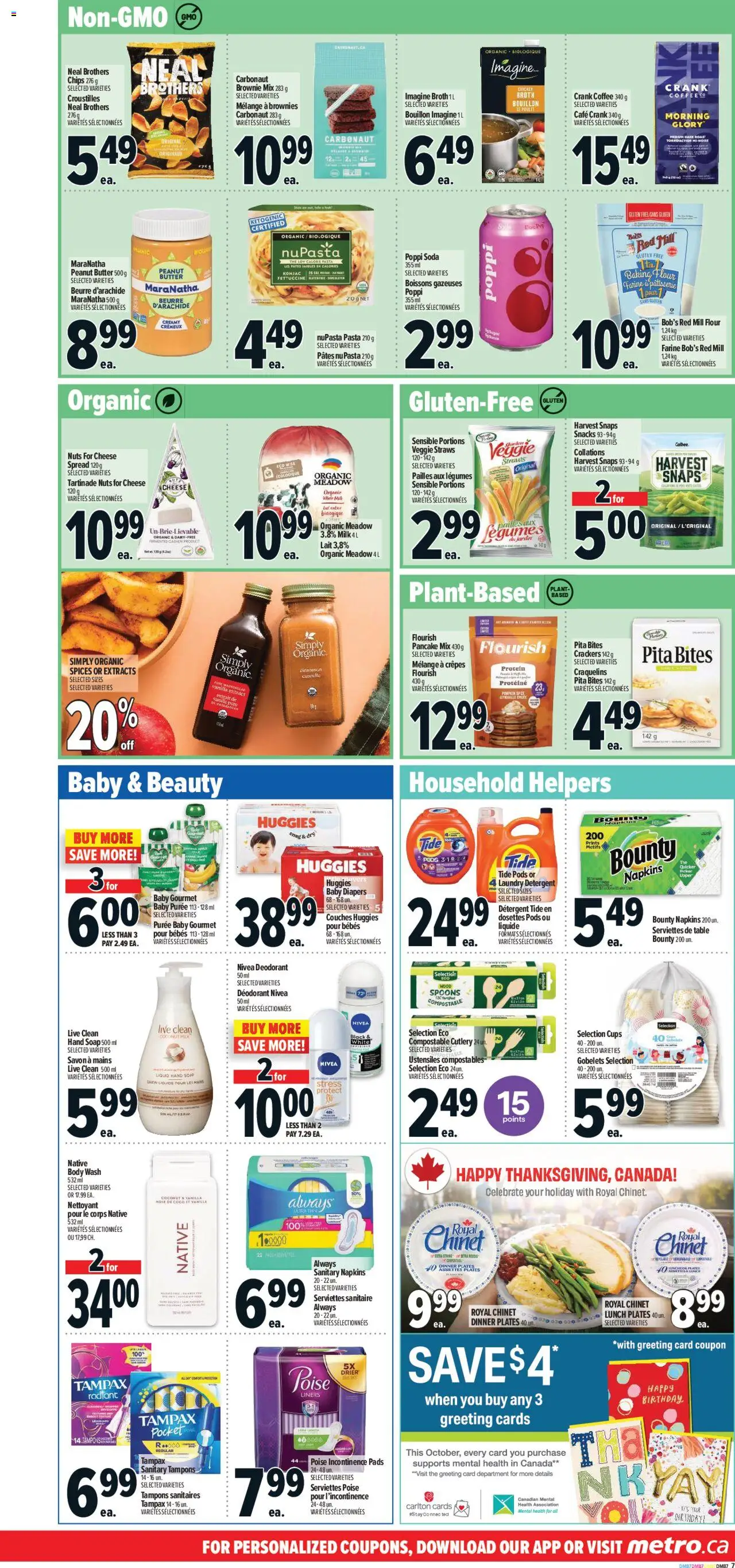 Metro flyer valid from 02.10.2025 | Page: 14 | Products: Pasta, Deodorant, Cheese, Chicken