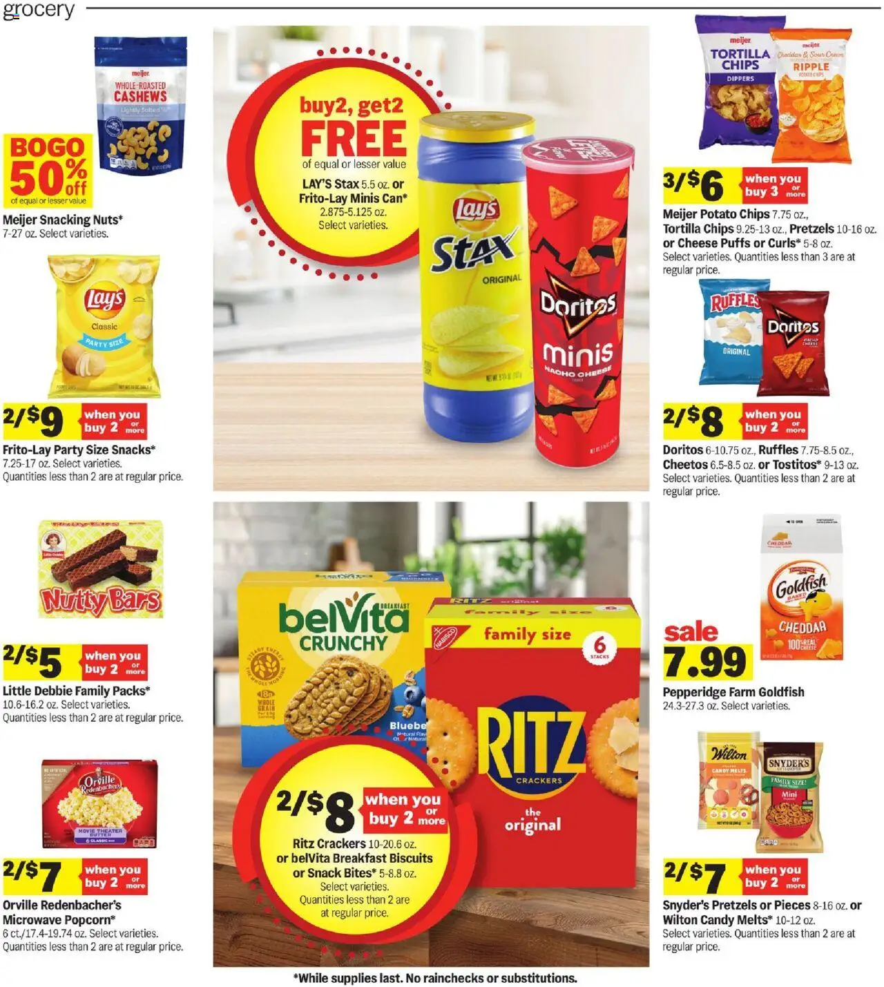 Meijer Weekly Ad - MI - valid from 01.10.2025 | Page: 12 | Products: Butter, Cheese, Microwave, Sour cream