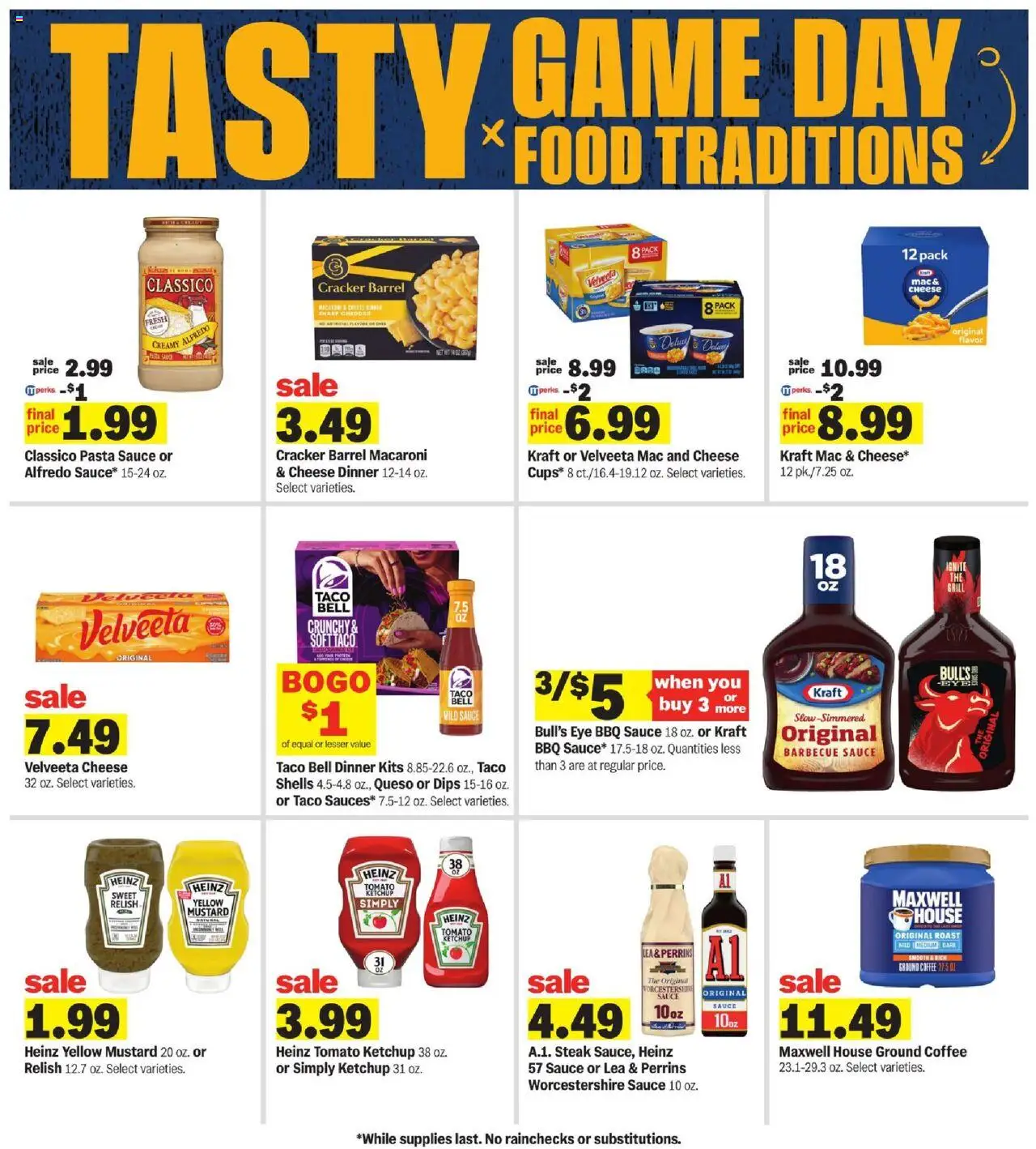 Meijer Weekly Ad - MI - valid from 01.10.2025 | Page: 32 | Products: Pasta, Ketchup, Game, Grill