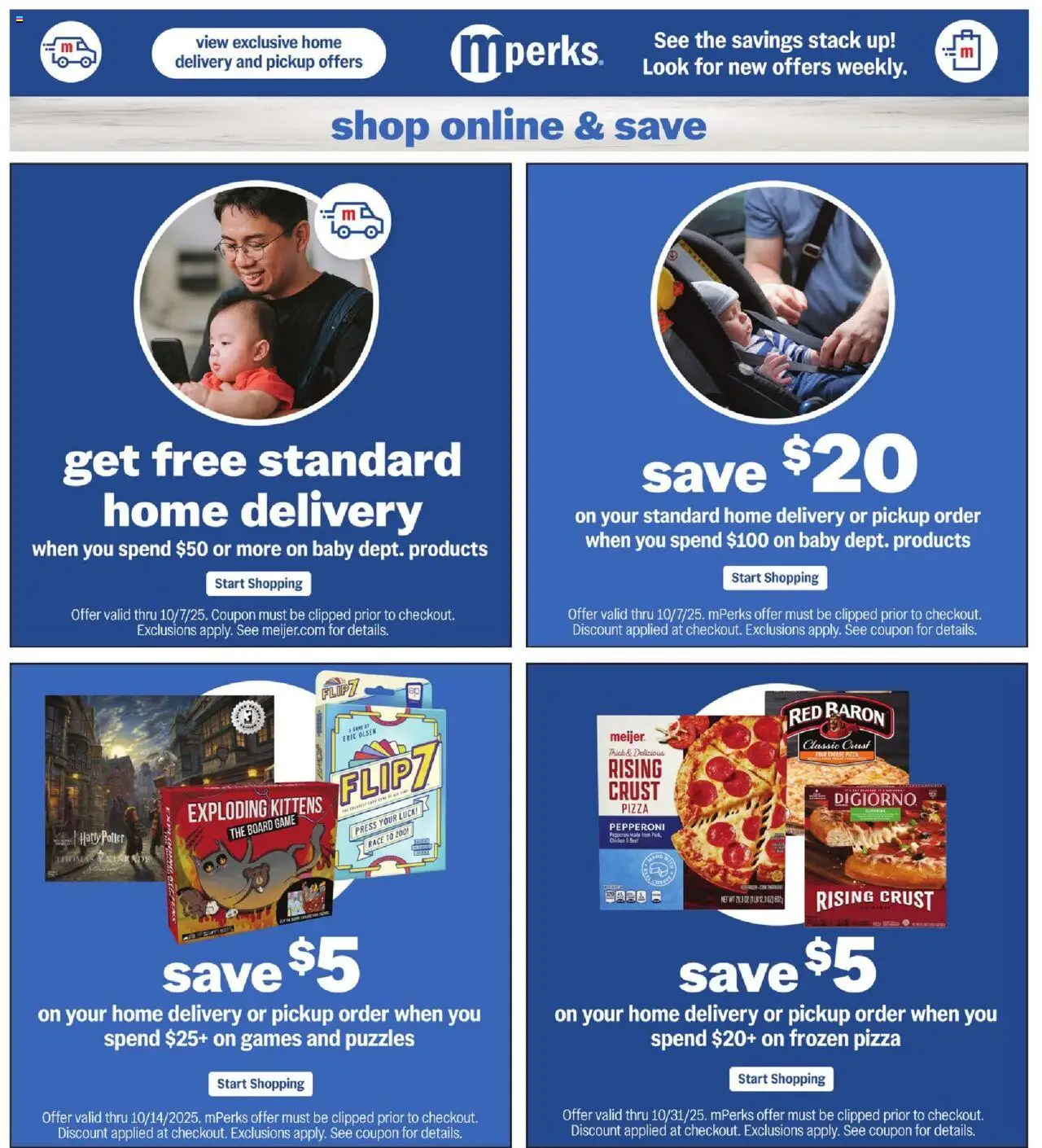 Meijer Weekly Ad - MI - valid from 01.10.2025 | Page: 36 | Products: Press, Pizza, Beef, Game