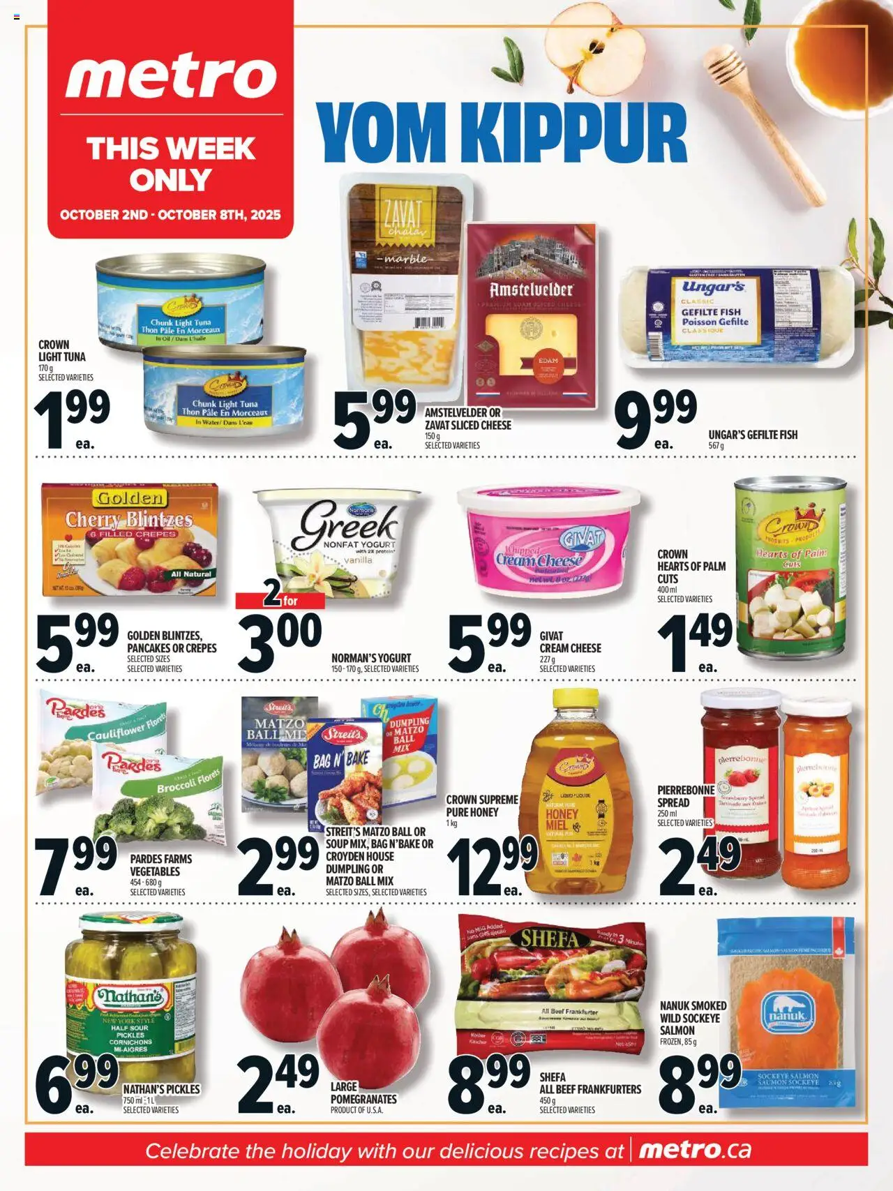 Metro flyer valid from 02.10.2025 | Page: 1 | Products: Fish, Cream, Cheese, Oil
