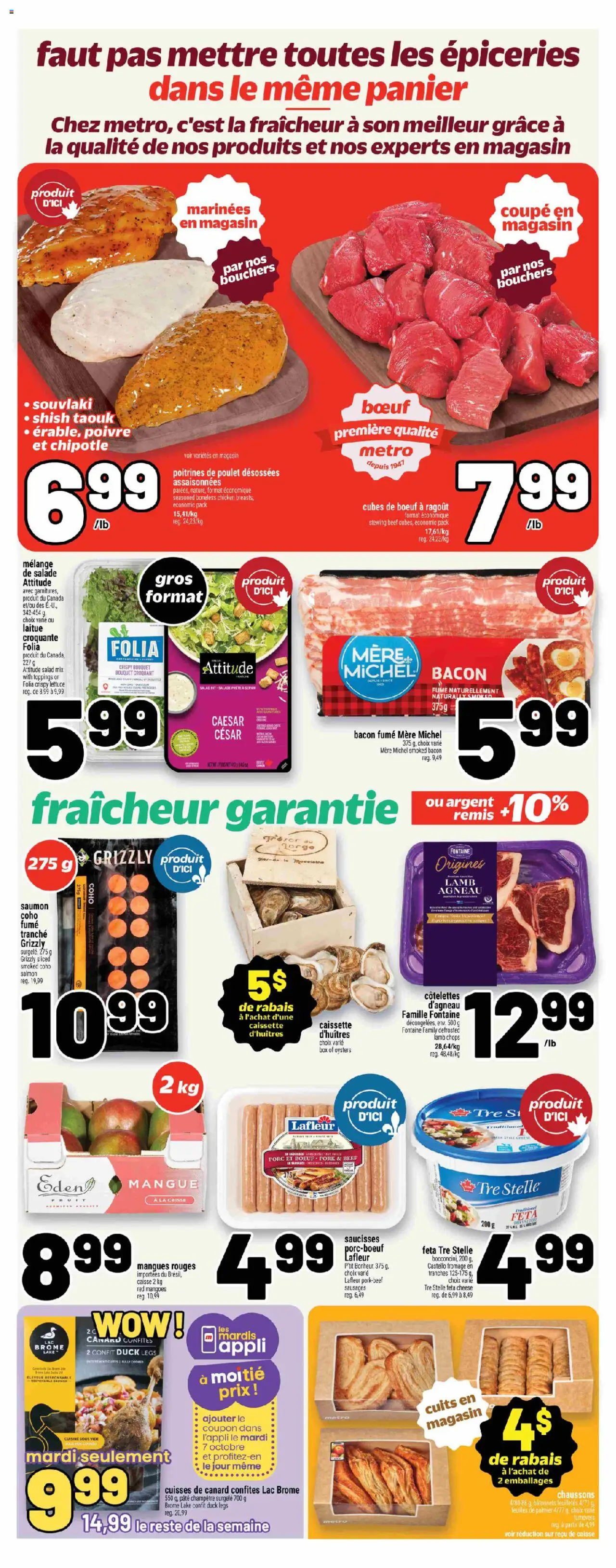 Metro flyer valid from 02.10.2025 | Page: 2 | Products: Salad, Box, Cheese, Chicken